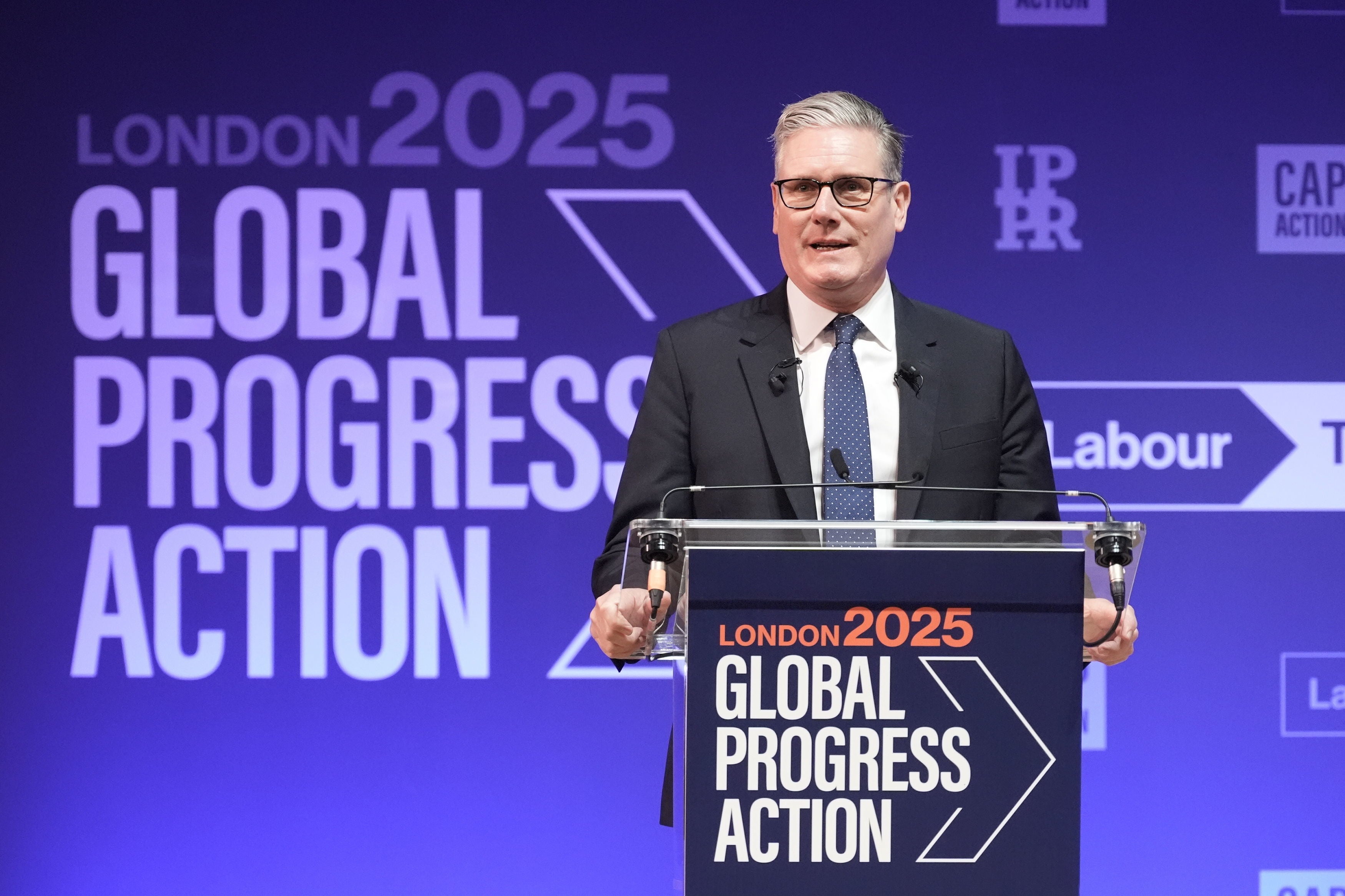 Sir Keir Starmer unveiled his plans to introduce digital ID at the Global Progress Action summit in London last year as part of a crackdown on illegal immigration (Stefan Rousseau/PA) (PA Archive)