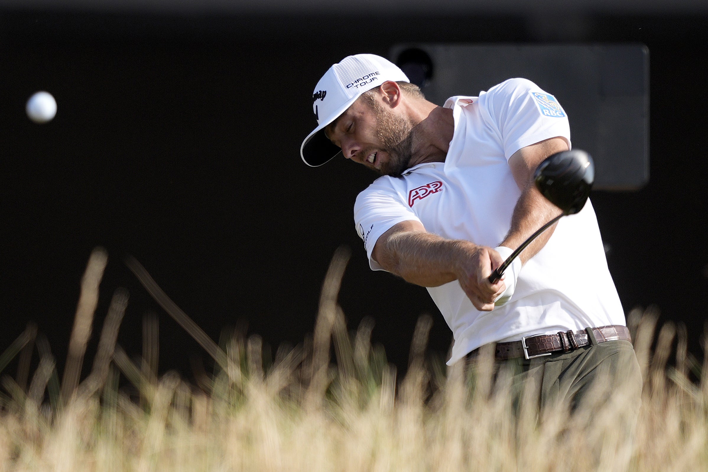 Sam Burns leads the way on 10 under par (Peter Byrne/PA).