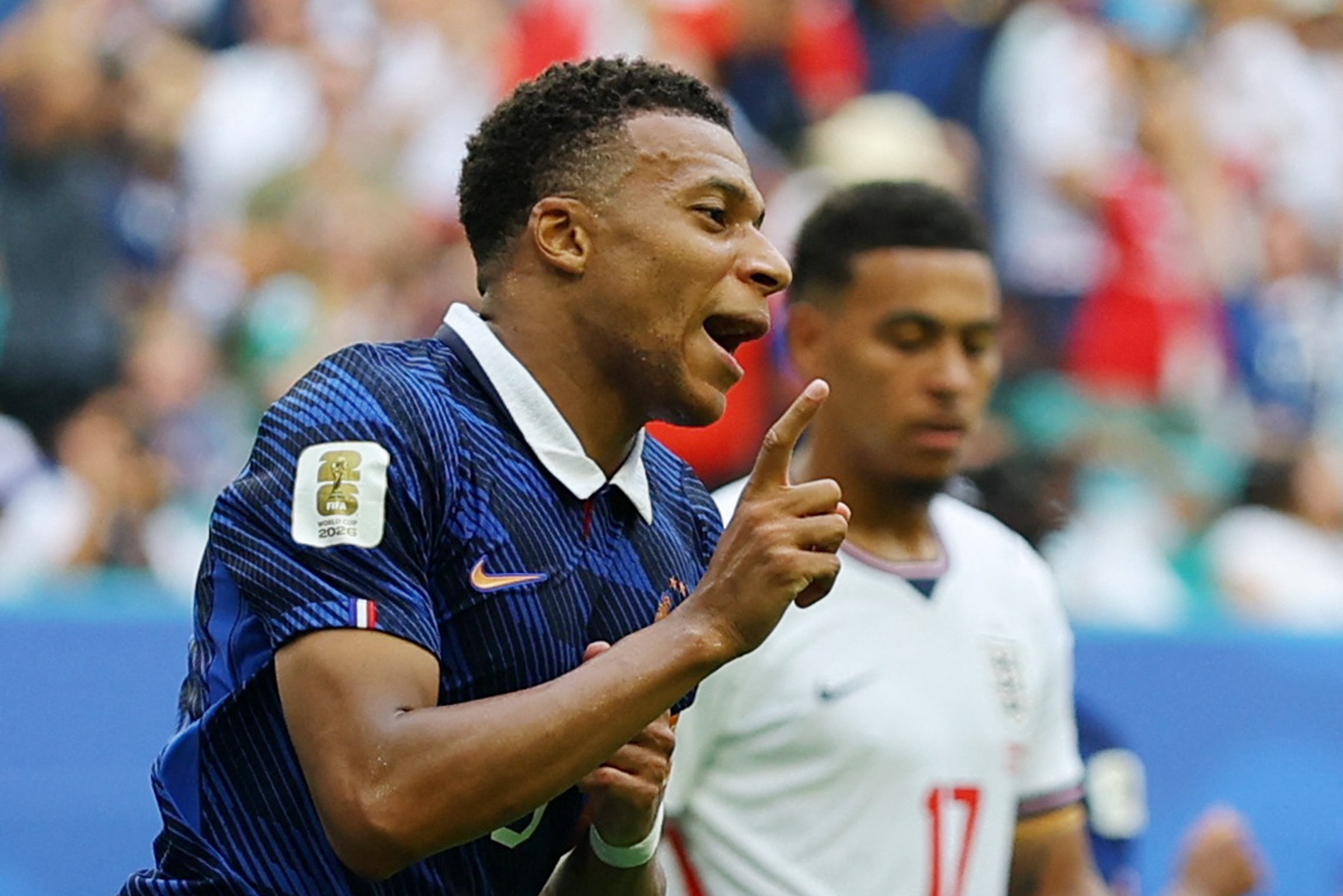 Kylian Mbappe made more World Cup history (Reuters)