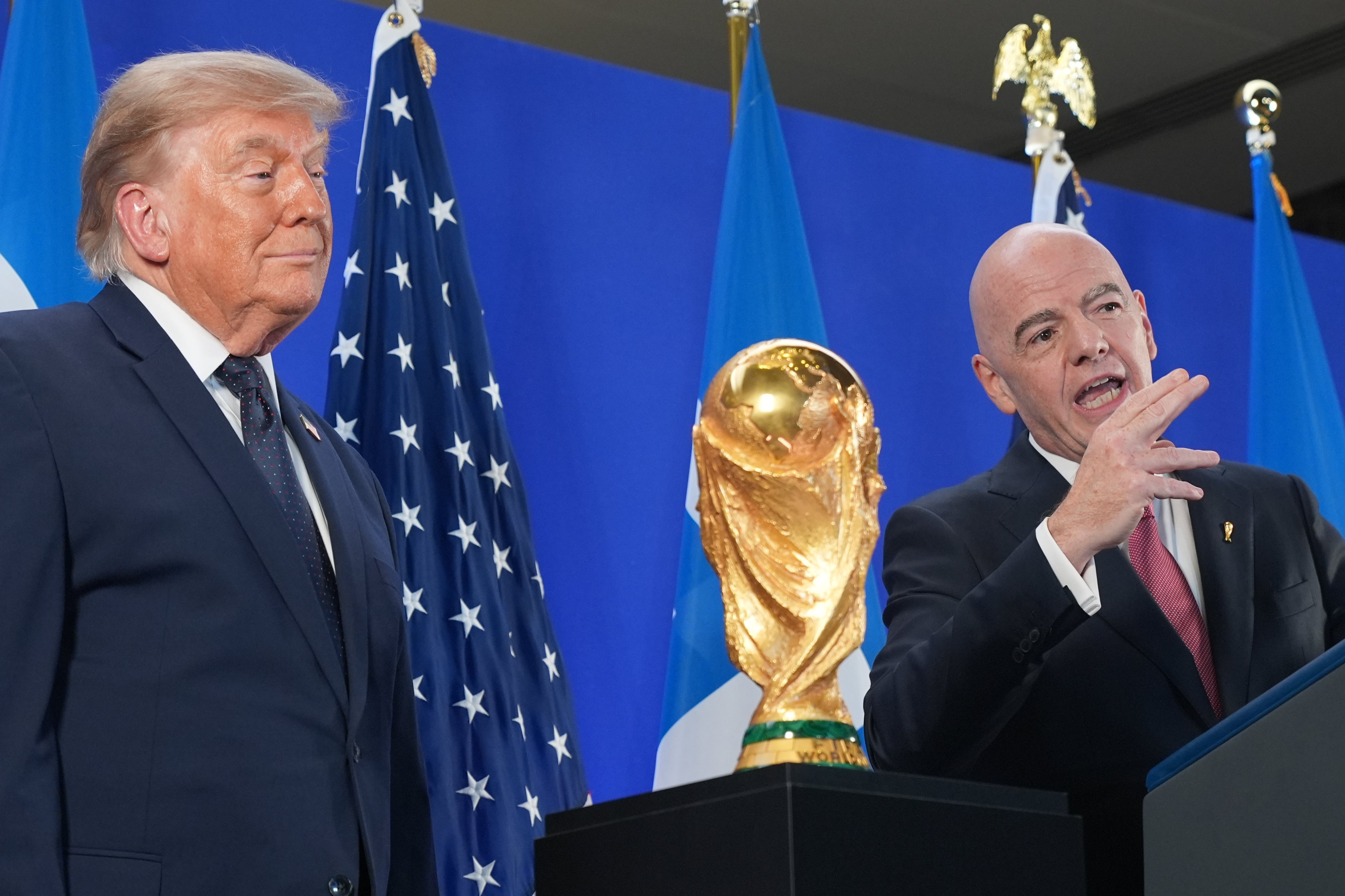 In his letter, Alain Berset pointed to FIFA suspending a ban for United States forward Folarin Balugun while under pressure from U.S. President Donald Trump