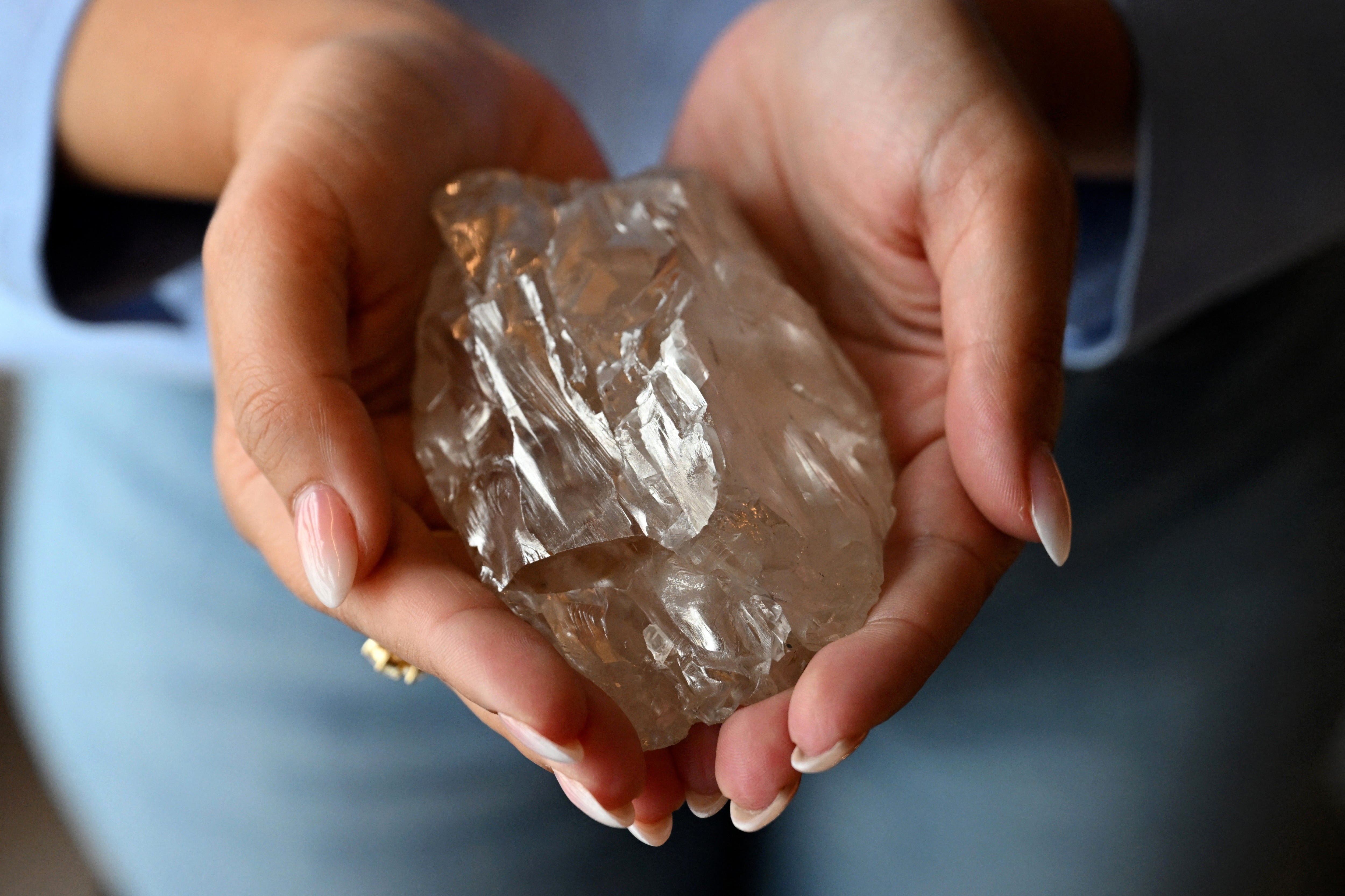 The 2,492 ct Motswedi was recovered from the Karowe mine in 2024