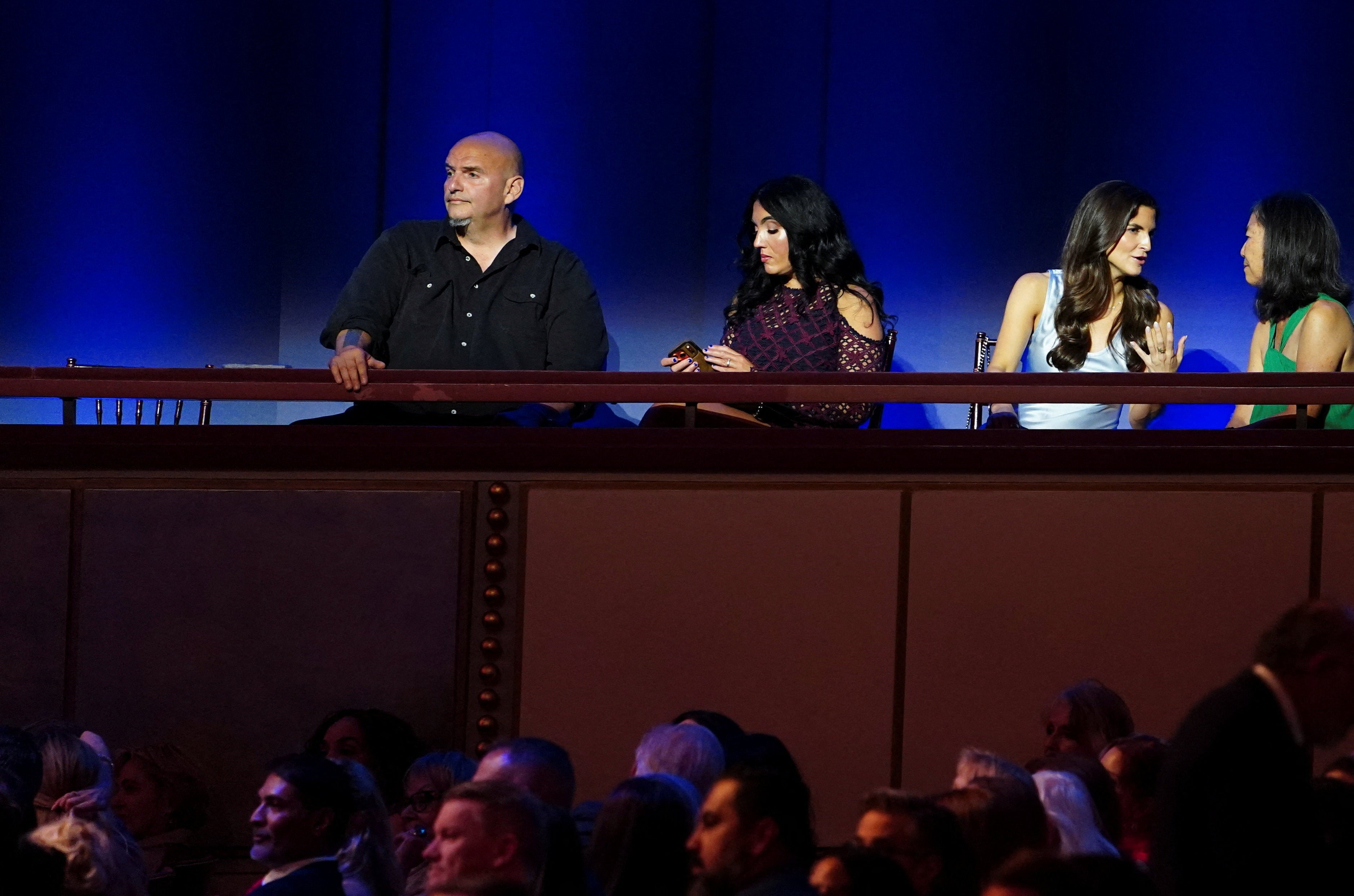 Sen. John Fetterman and his wife attended the Kennedy Center event honoring Maher for receiving the Mark Twain Prize for American Humor