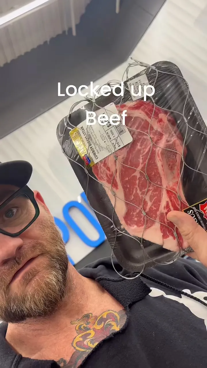 Bartelson says, ‘Seeing basic food items locked behind cages is sad’