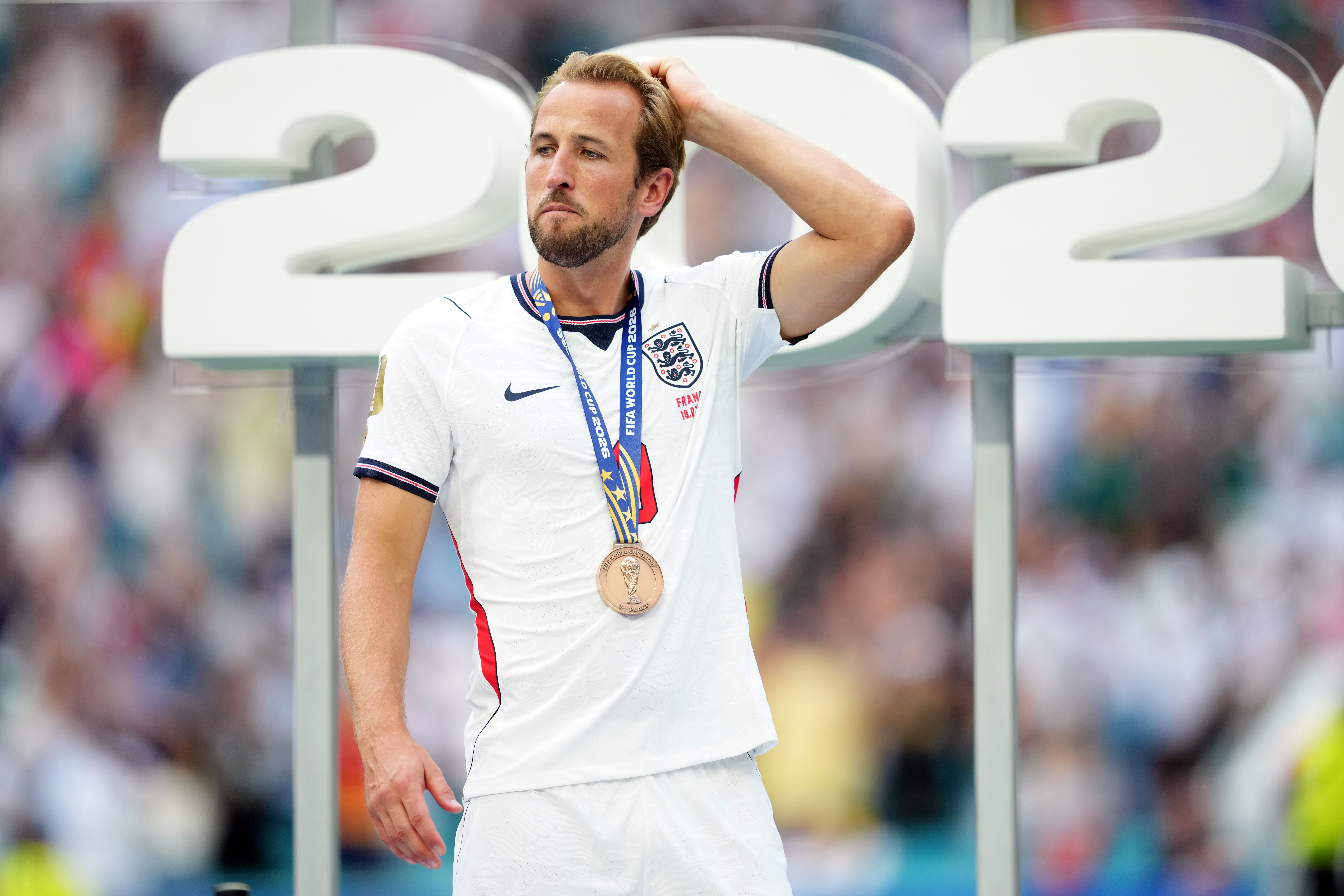Kane captained England to their best finish at a World Cup since 1966 (Martin Rickett/PA) (PA Wire)
