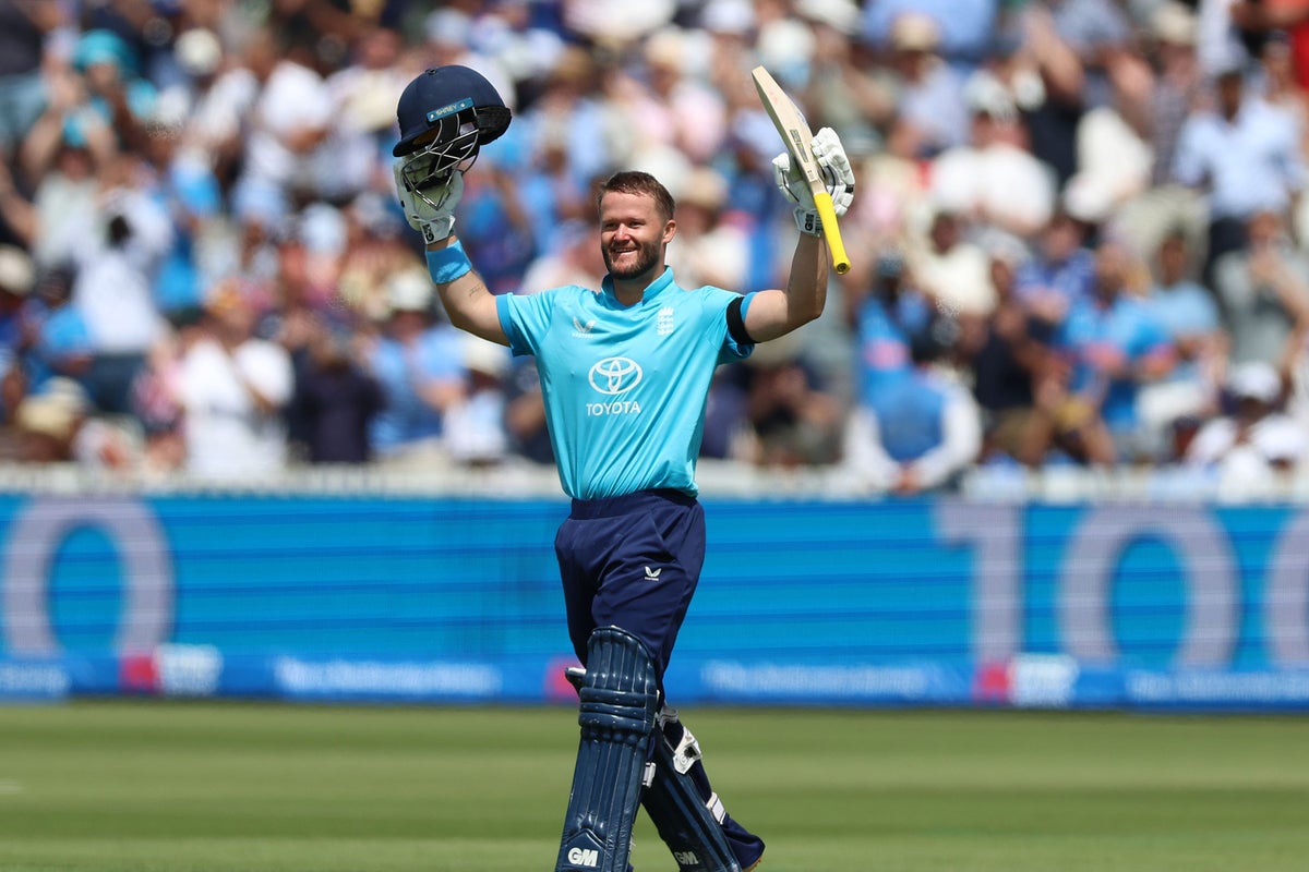 Ben Duckett’s 141 helps England set record ODI total and win series vs India