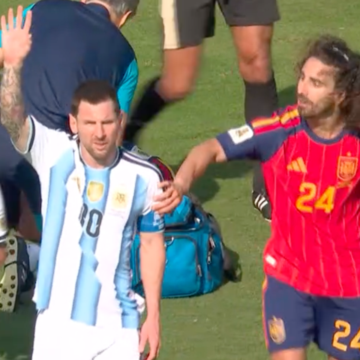 Lionel Messi called 'a baby' after attempting to get Marc Cucurella sent  off in World Cup final | The Independent