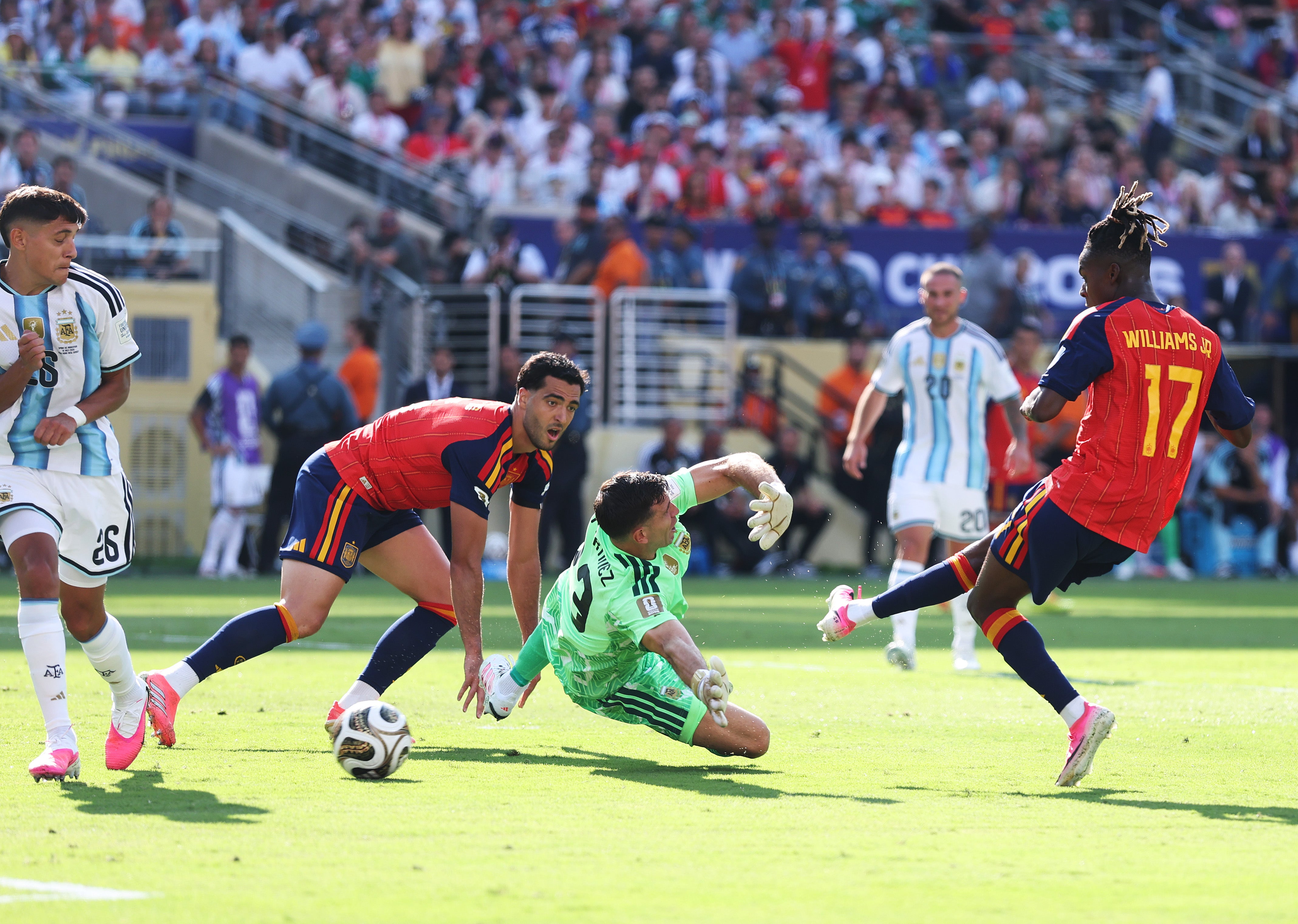 Spain v Argentina LIVE: Torres finally smashes Spain ahead against 10 men in extra time of World Cup final