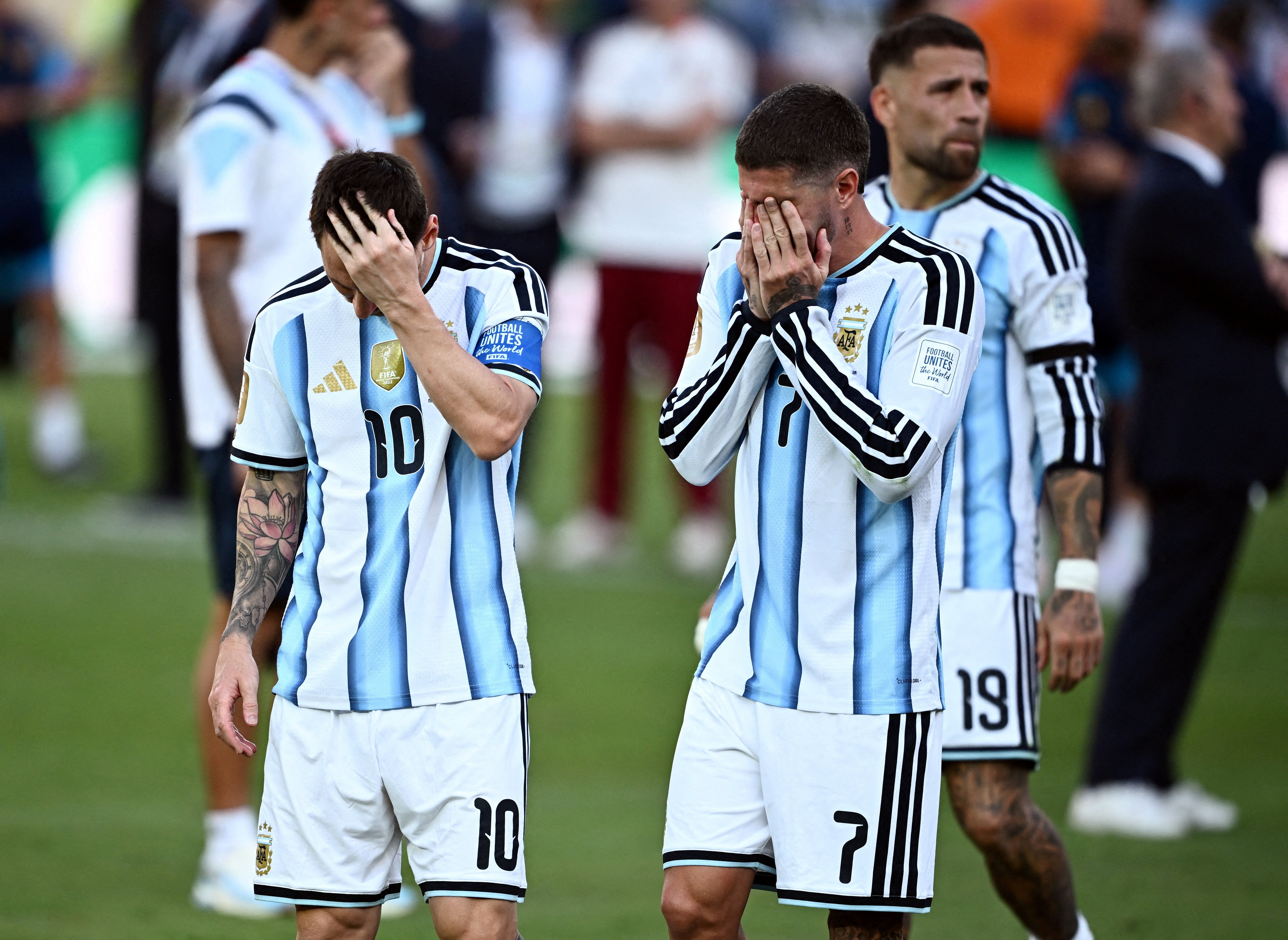 Messi was in tears after playing what was likely his final World Cup game