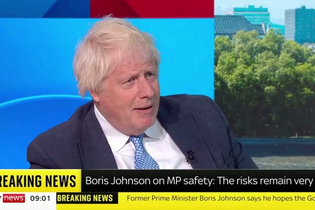 Boris Johnson clashes with Trevor Phillips over his behaviour as PM
