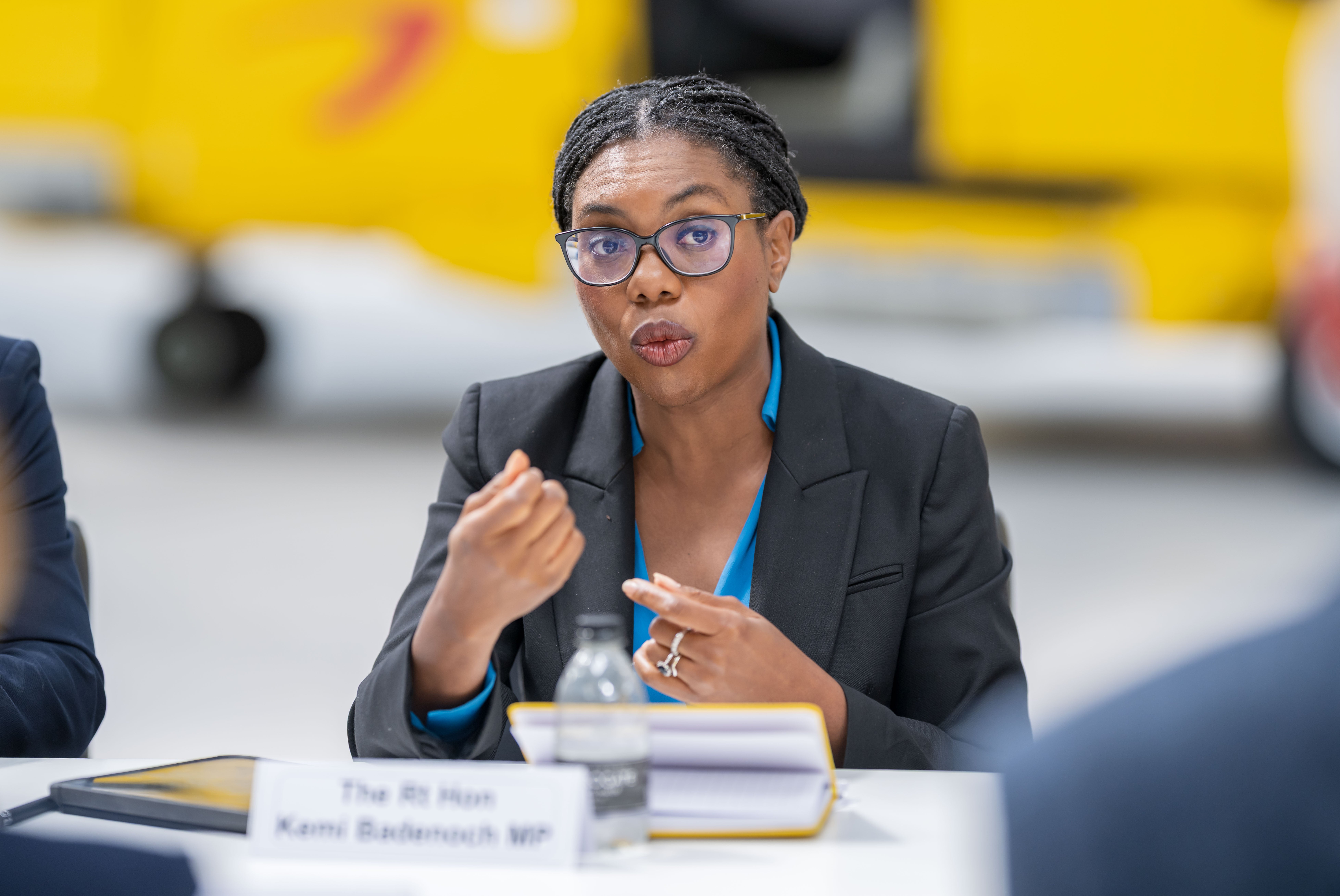 Kemi Badenoch has said her party will work with Andy Burnham to cut the welfare bill (Michal Wachucik/PA) (PA Wire)