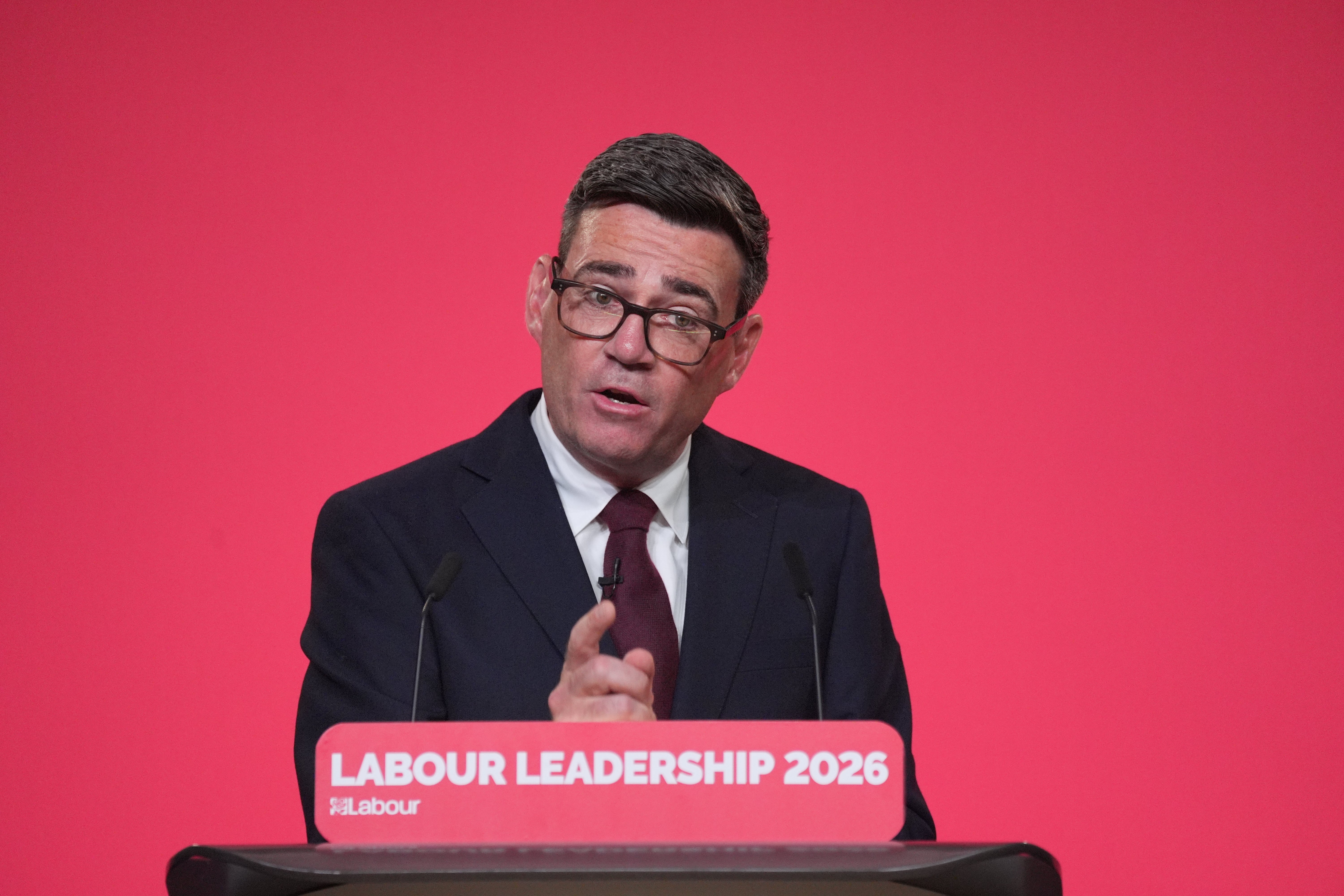 New Labour leader Andy Burnham will succeed Sir Keir Starmer as prime minister on Monday (Yui Mok/PA) (PA Wire)