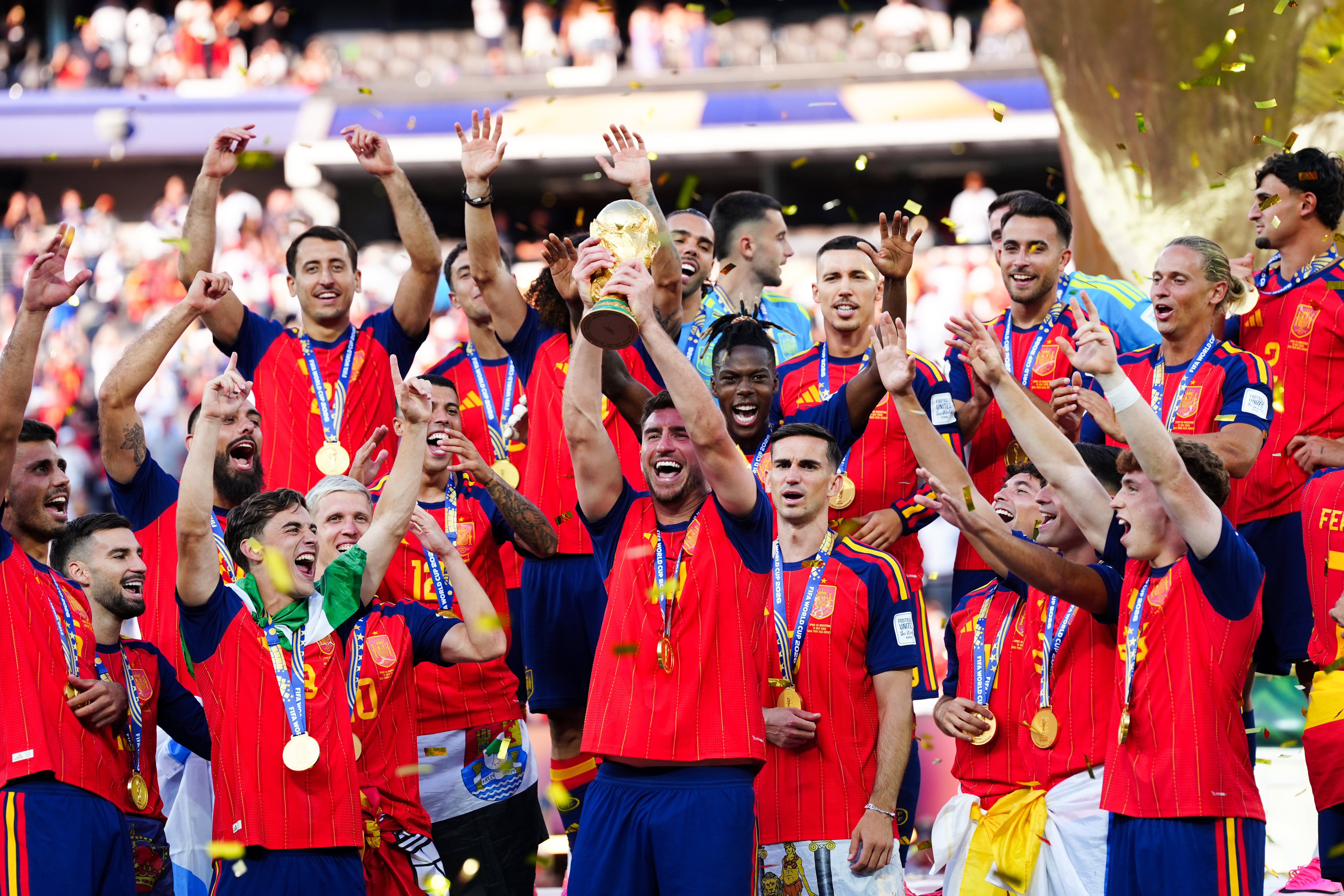 Spain dominated the final (Bradley Collyer/PA)
