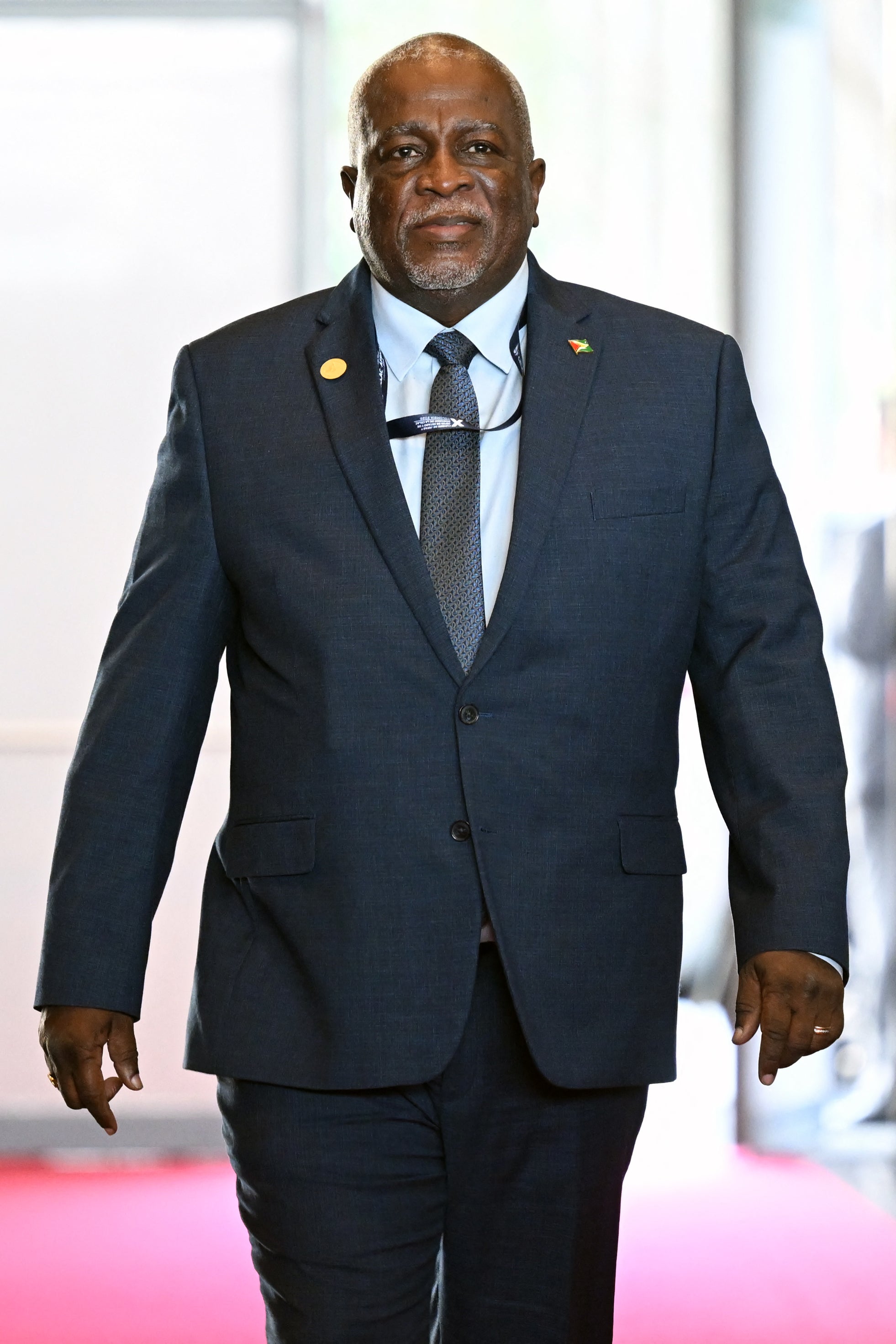 File: Guyana's Prime Minister Mark Phillips arrives at the X Summit of Heads of State and Government