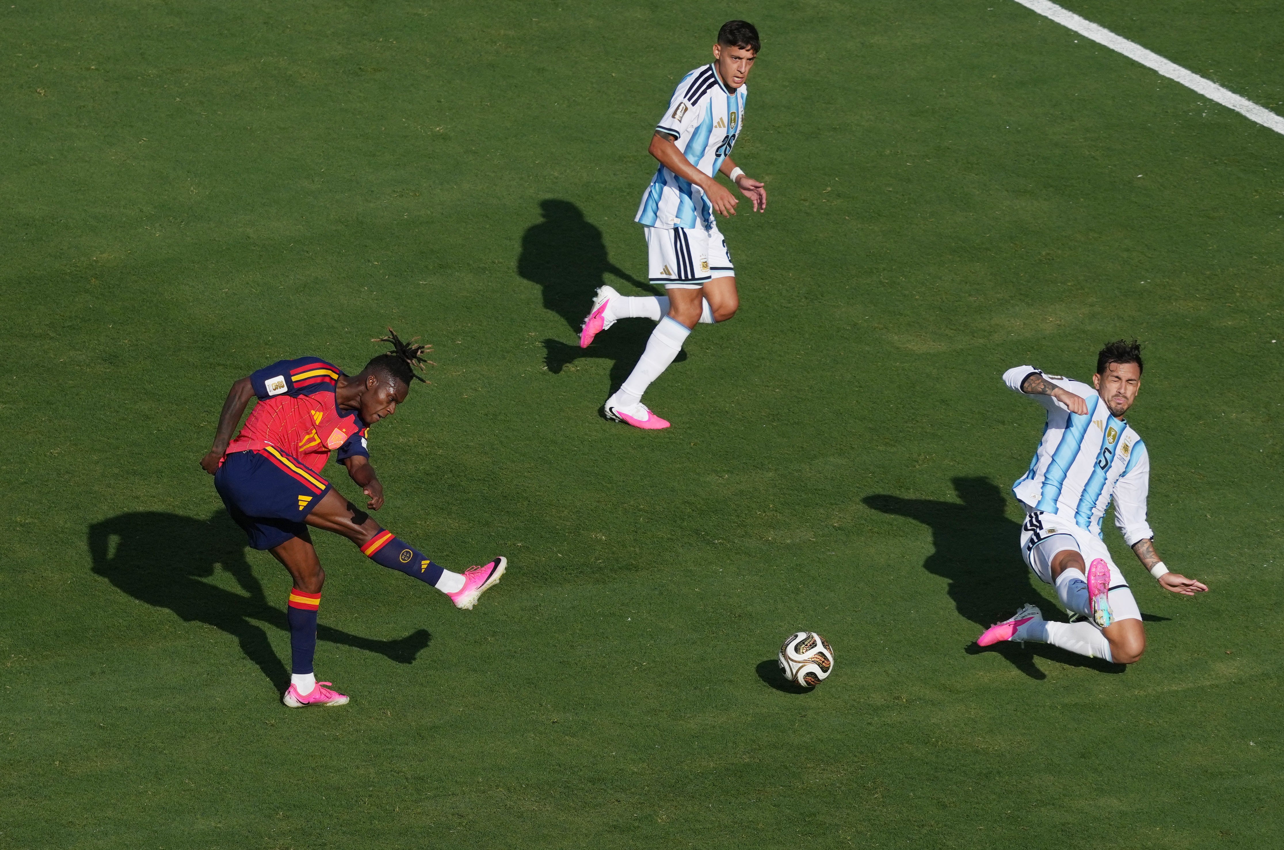 Nico Williams helped change the game and was unlucky to see a goal disallowed for a foul in the build-up (Reuters)