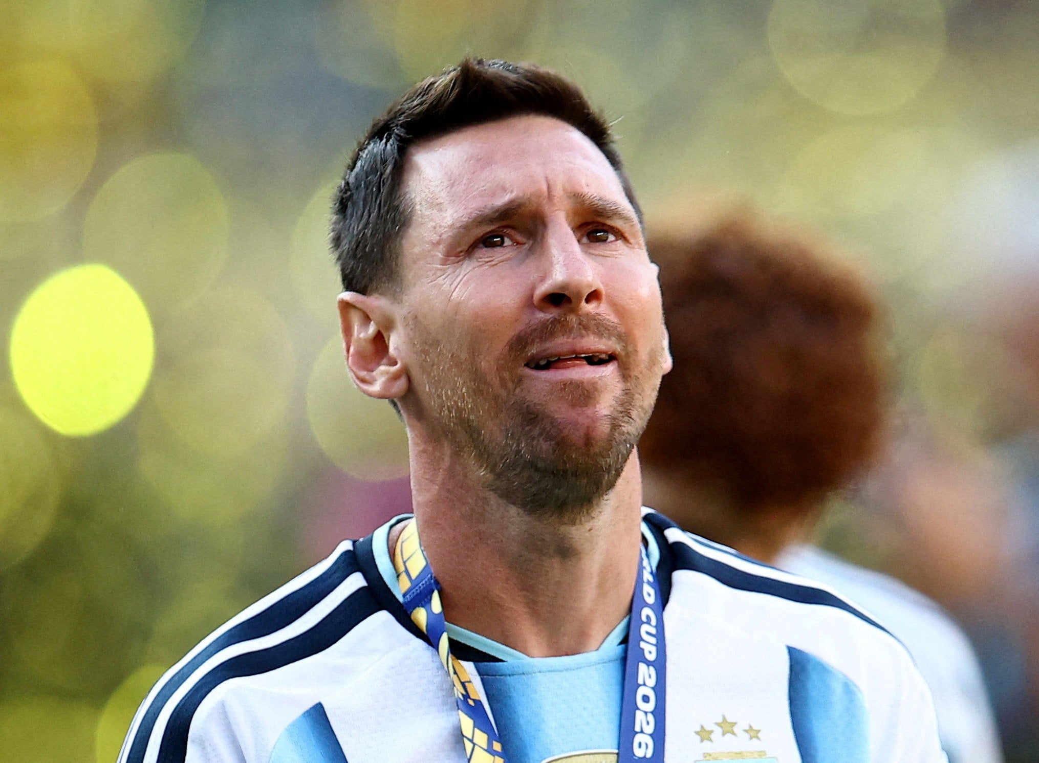 Lionel Messi was visibly emotional after Argentina’s World Cup defeat