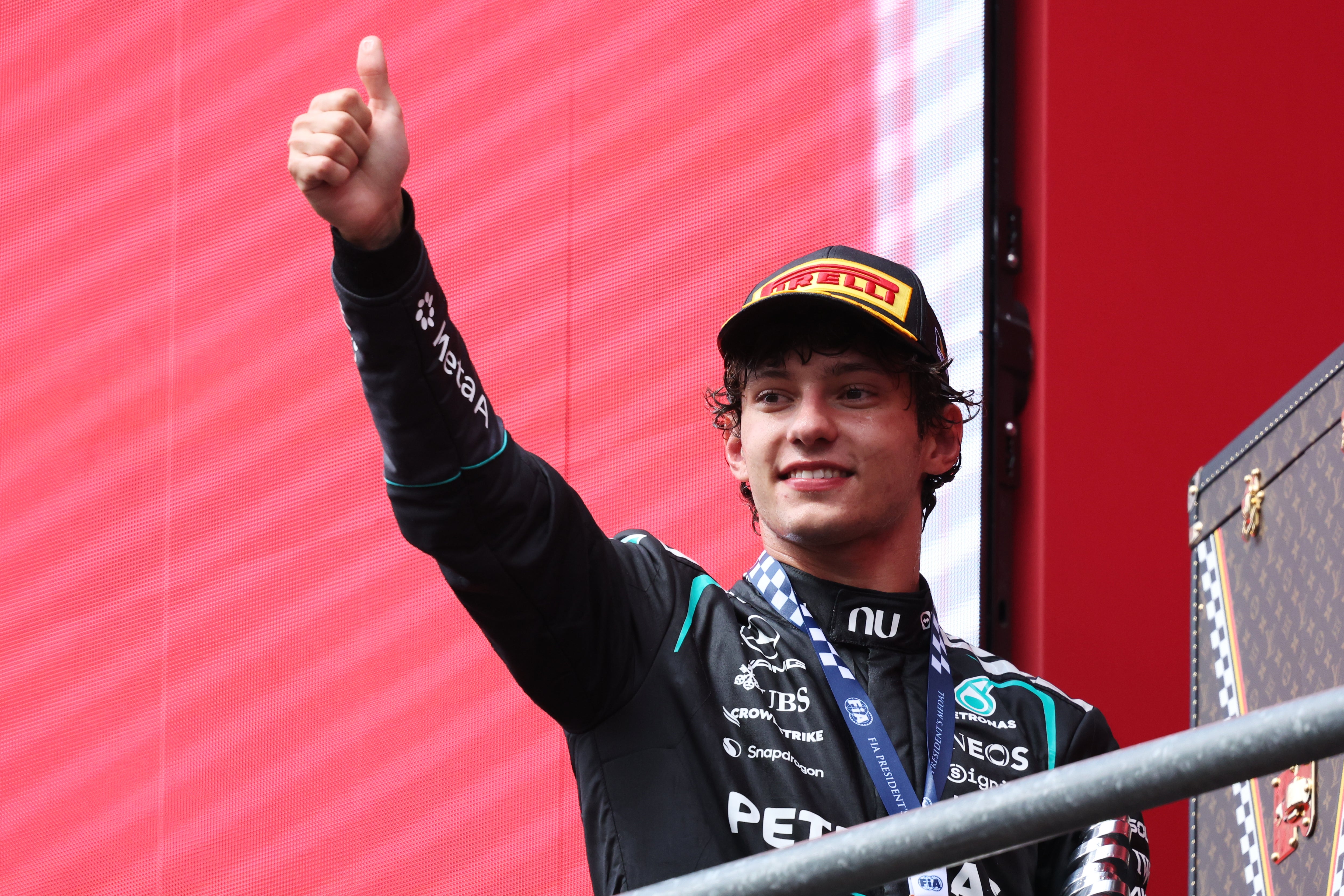 Antonelli won on Sunday to take victory tally for the season to six (Omar Havana/AP) (AP)