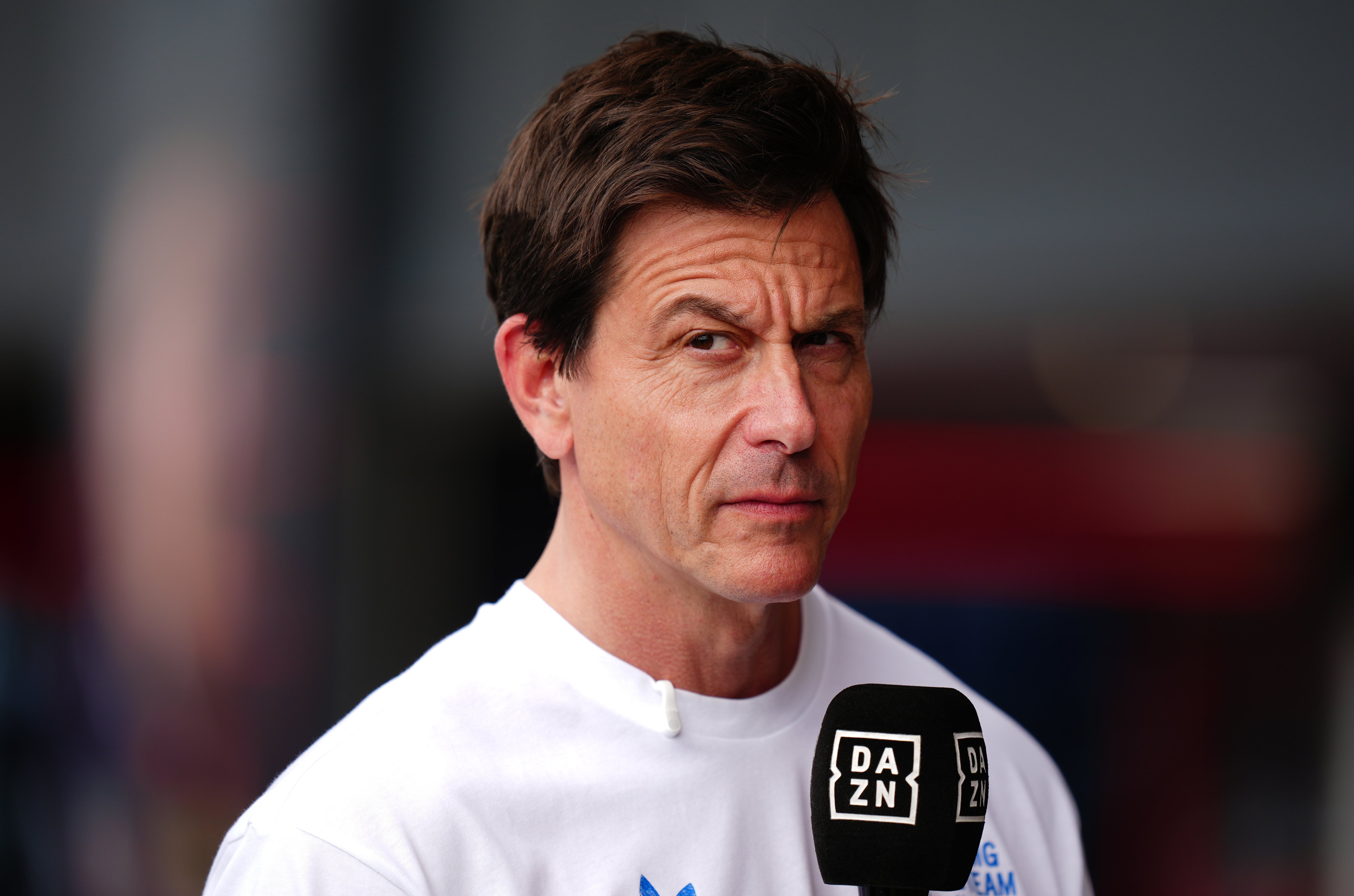 Toto Wolff said Mercedes are “100 per cent” behind Russell (David Davies/PA) (PA Wire)