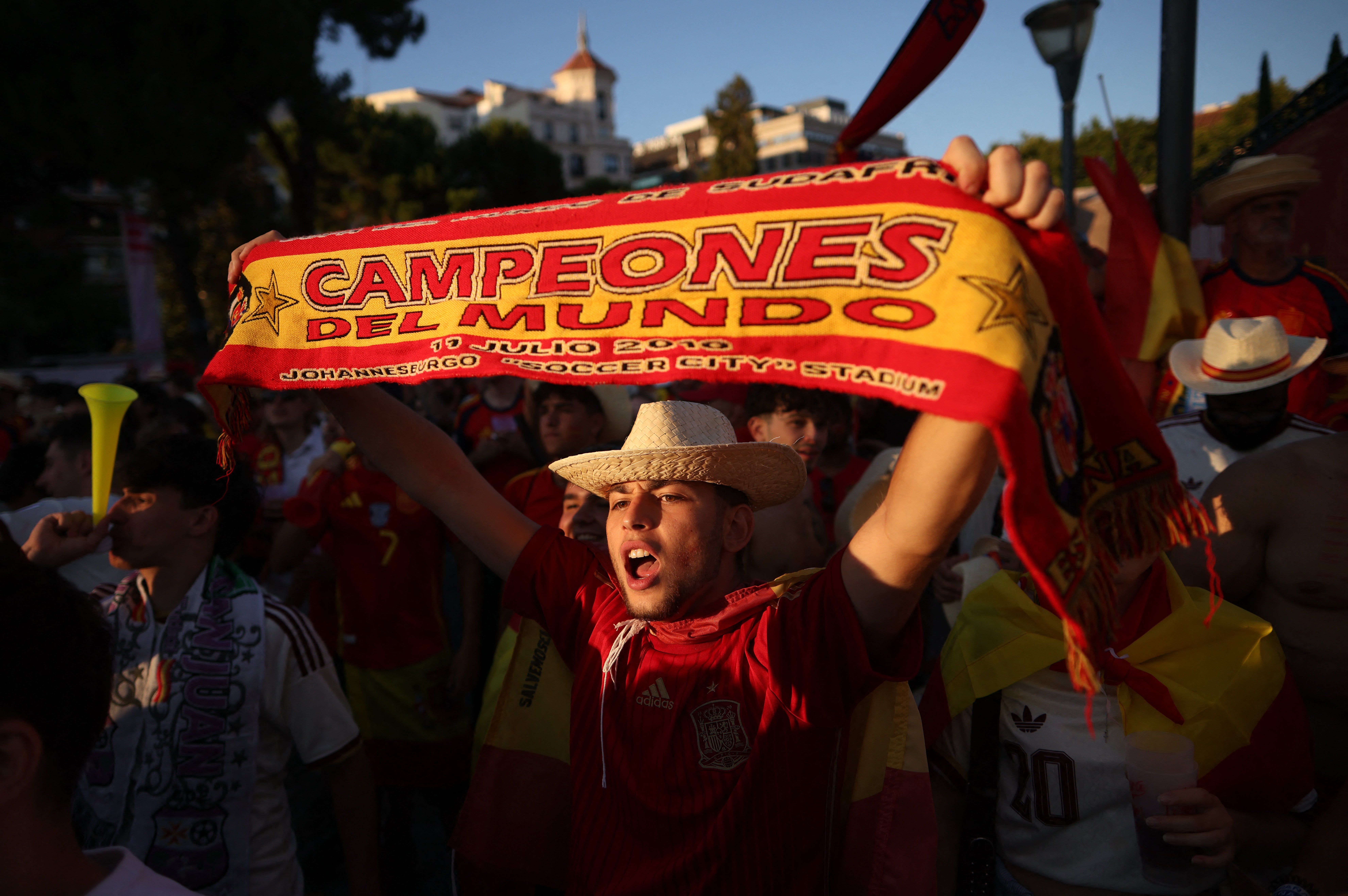 Fans will gather in their hundreds of thousands in Madrid (Reuters)