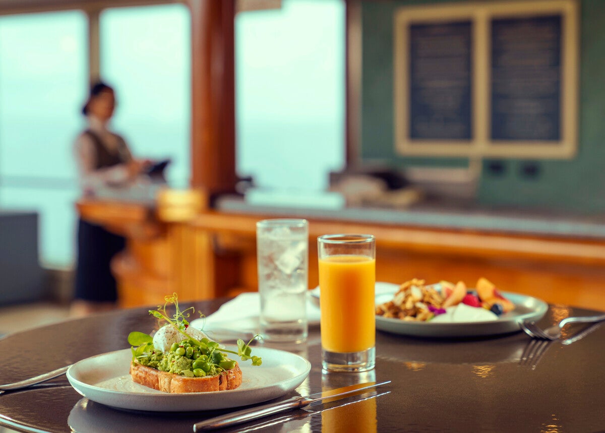 The Wellness Cafe has proved popular on other Cunard cruise ships
