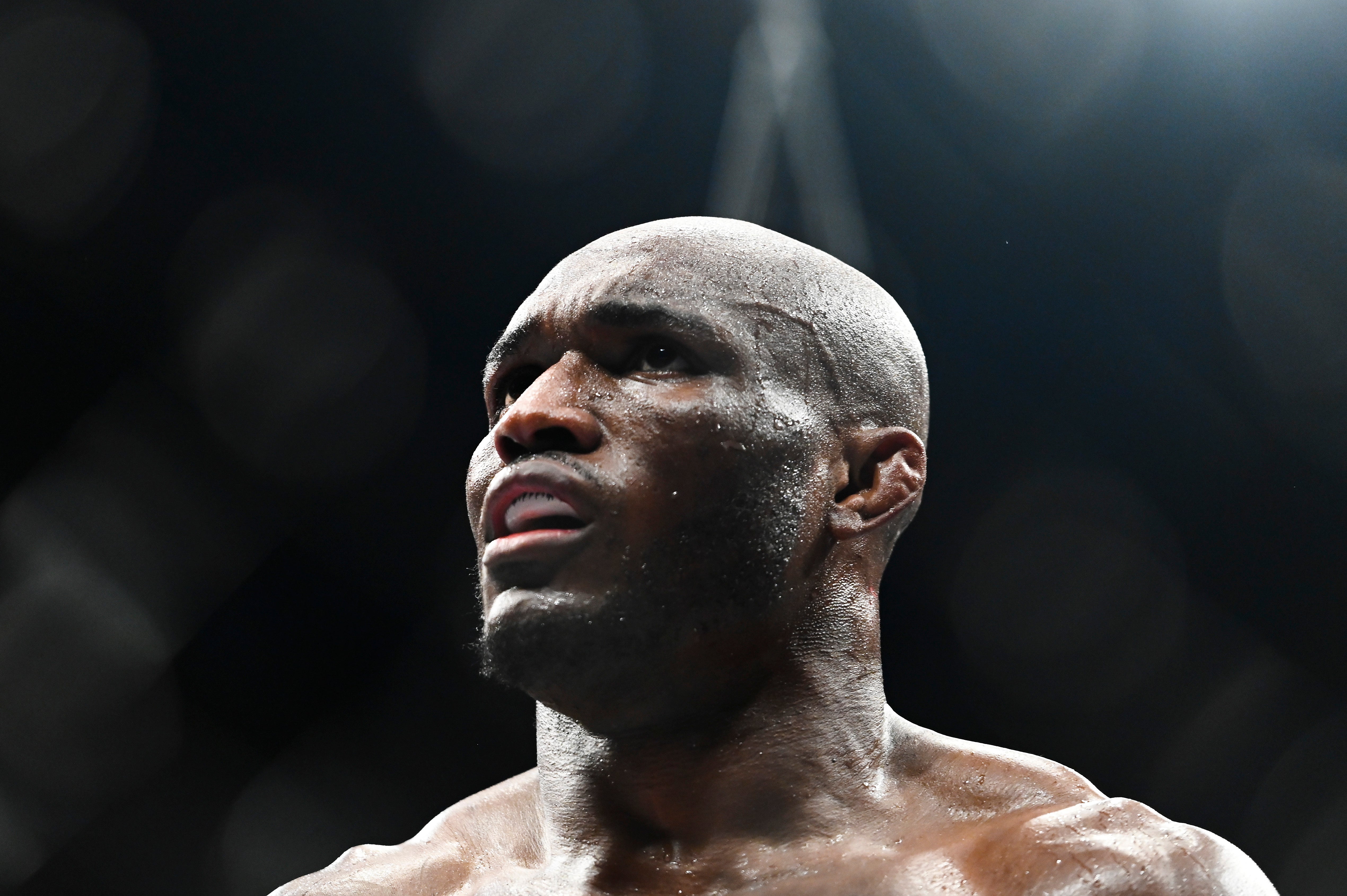 Former welterweight champion Kamaru Usman, pictured in 2022