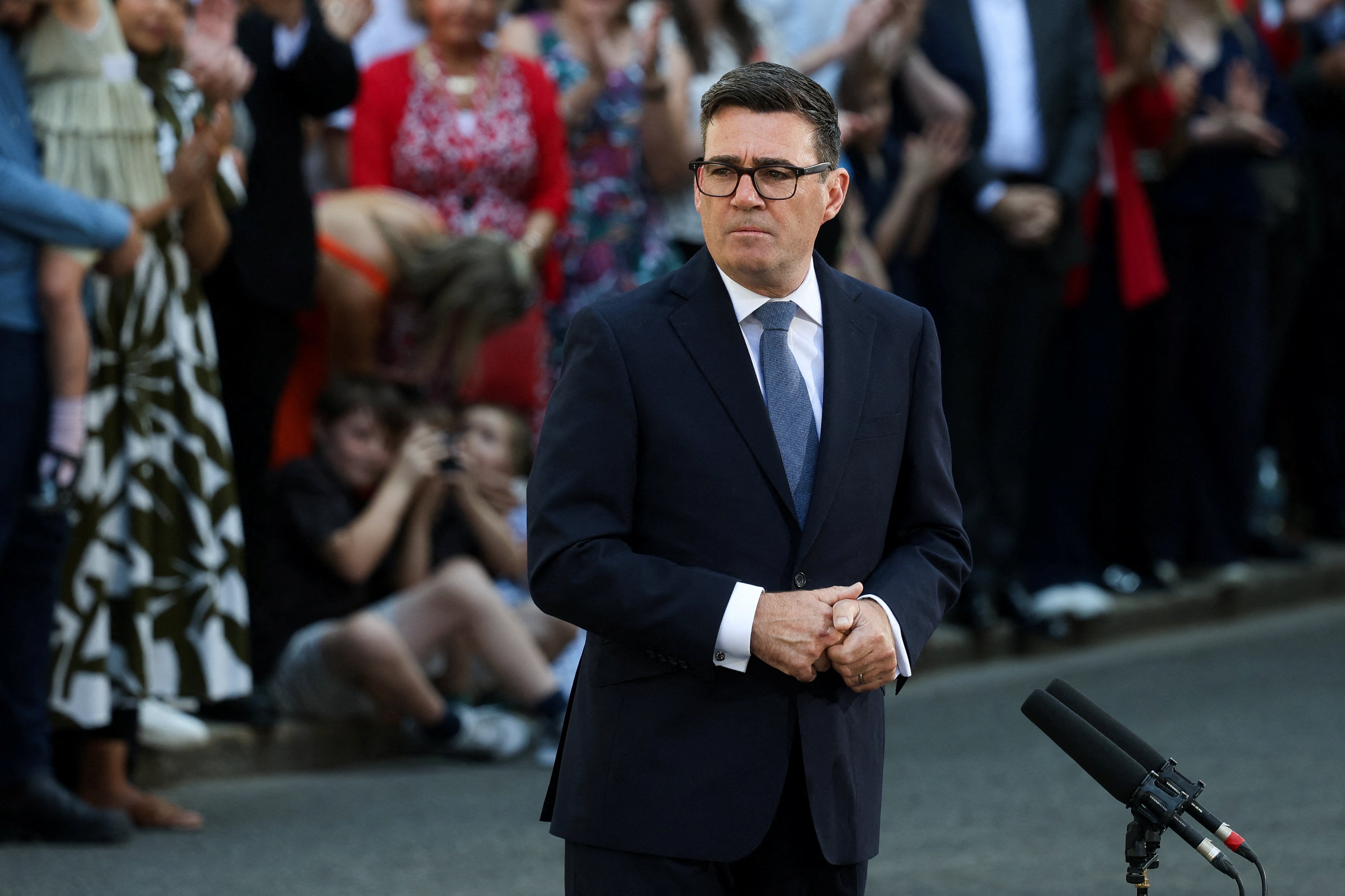 Andy Burnham as Prime Minister in Downing Street
