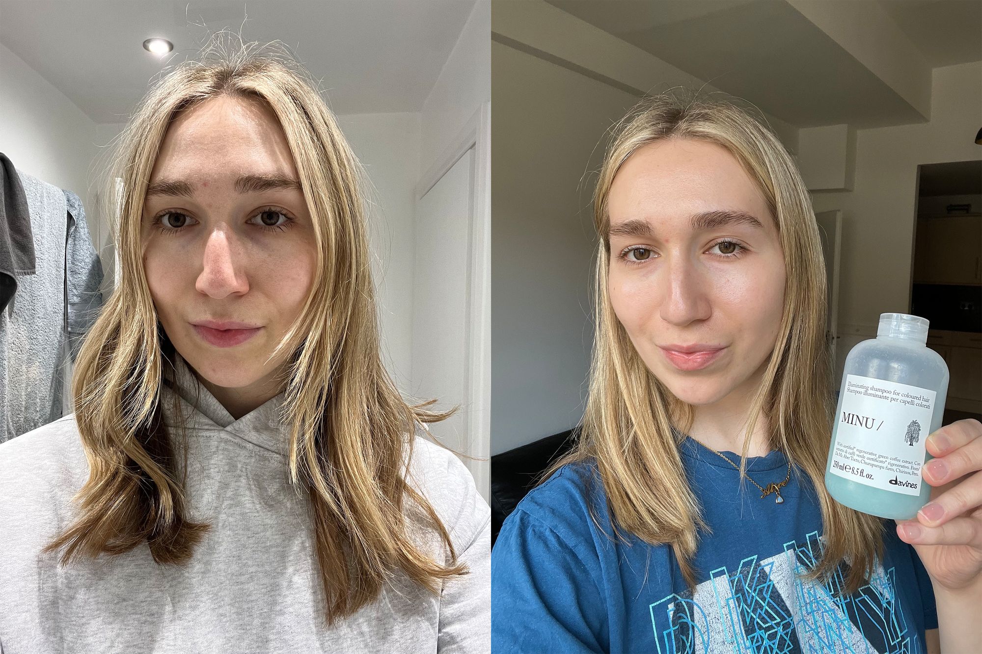 Before testing (left) and after testing (right) (Alice Reynolds/The Independent)