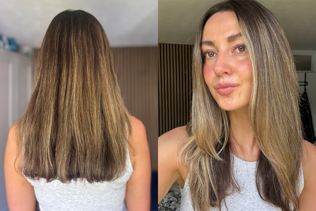 Before testing (left) and after testing (right) (Daisy Lester/The Independent)