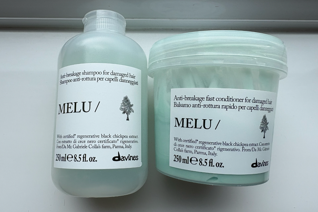 Davines’s melu haircare products don’t come cheap but they’ve genuinely transformed my heat damaged locks (Sabrina Sahota/The Independent)