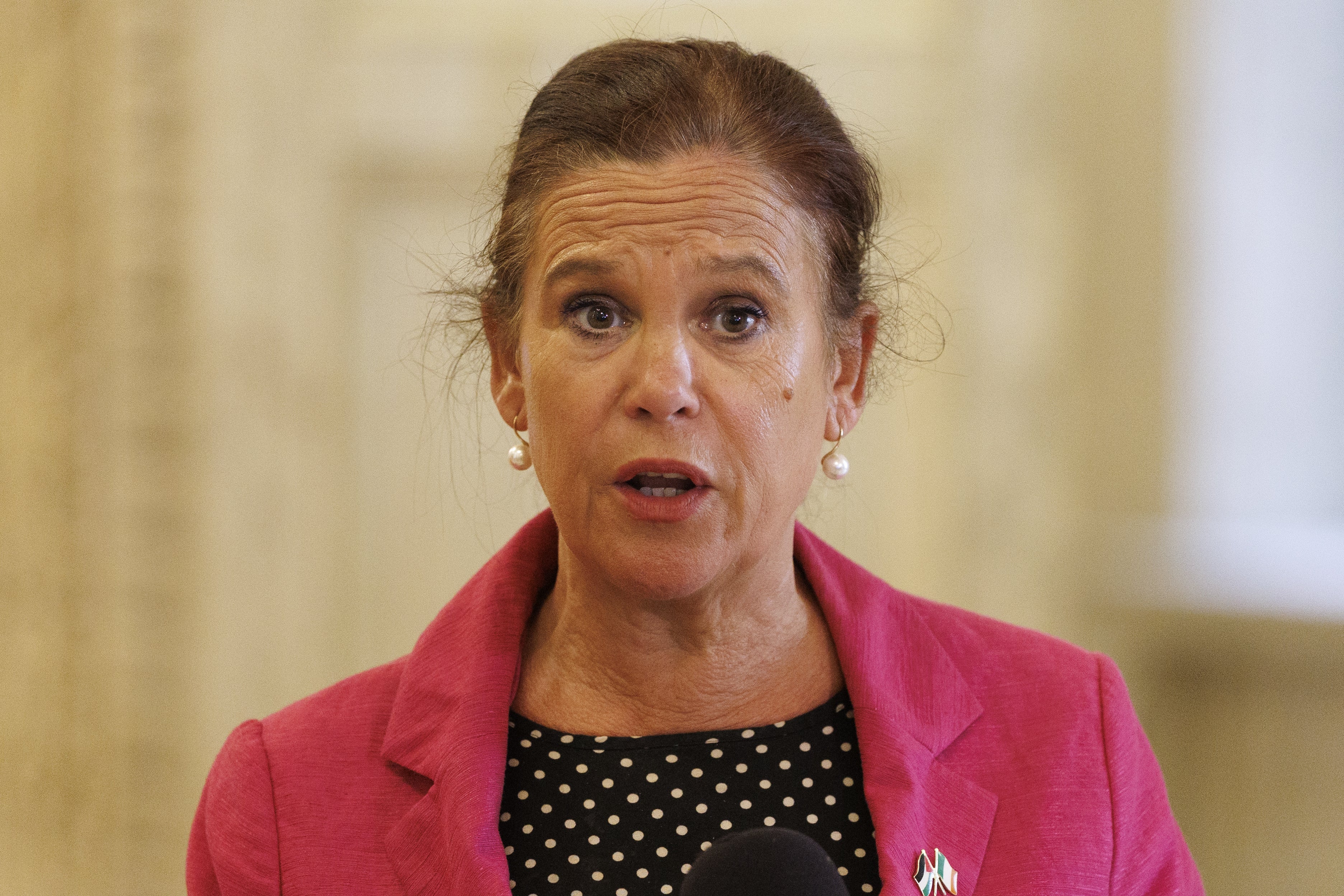 Mary Lou McDonald said Sinn Féin intends to ‘work constructively’ with the Labour Government (Liam McBurney/PA) (PA Wire)