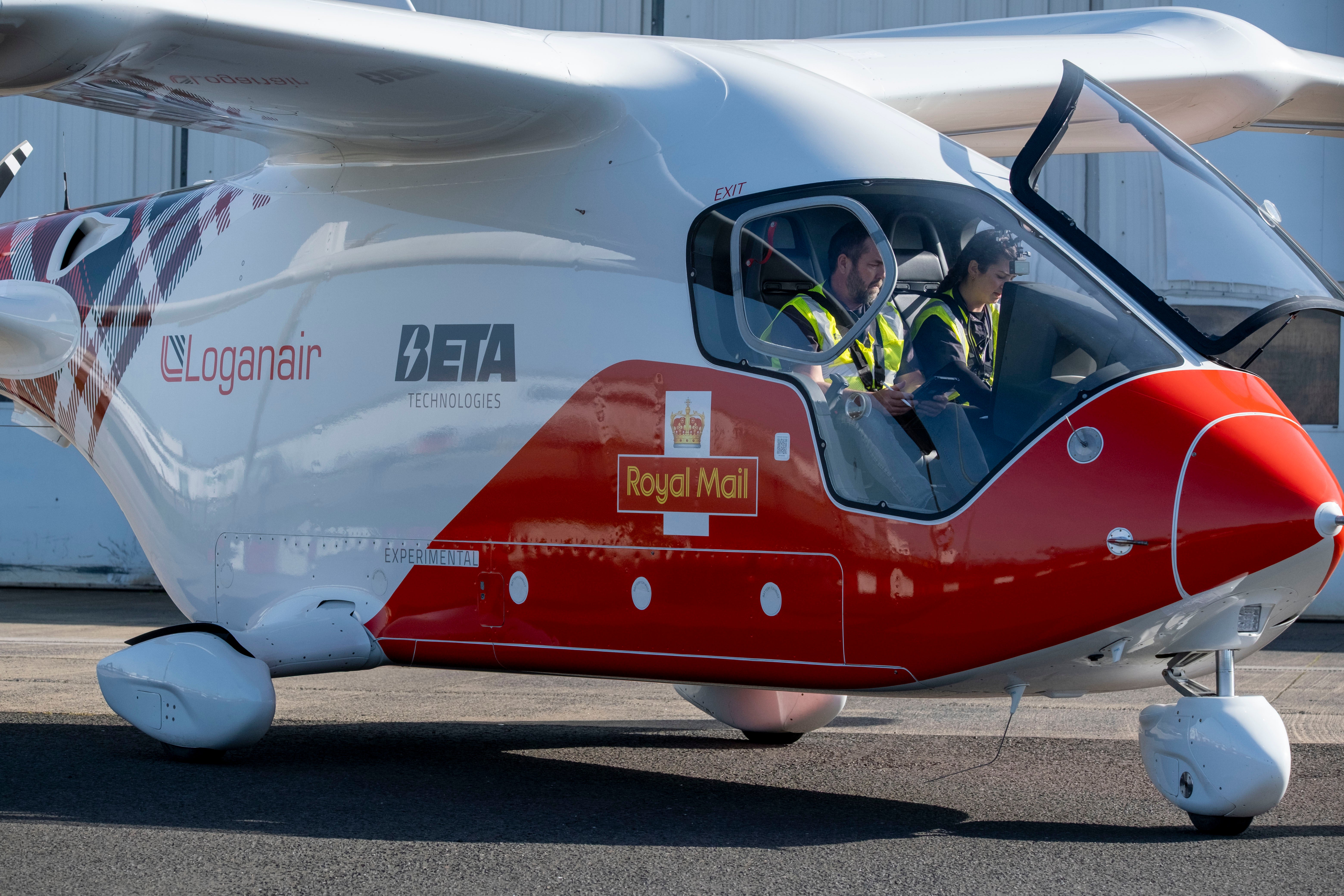 Royal Mail and Loganair tested out the Beta Alia CX300 earlier this year