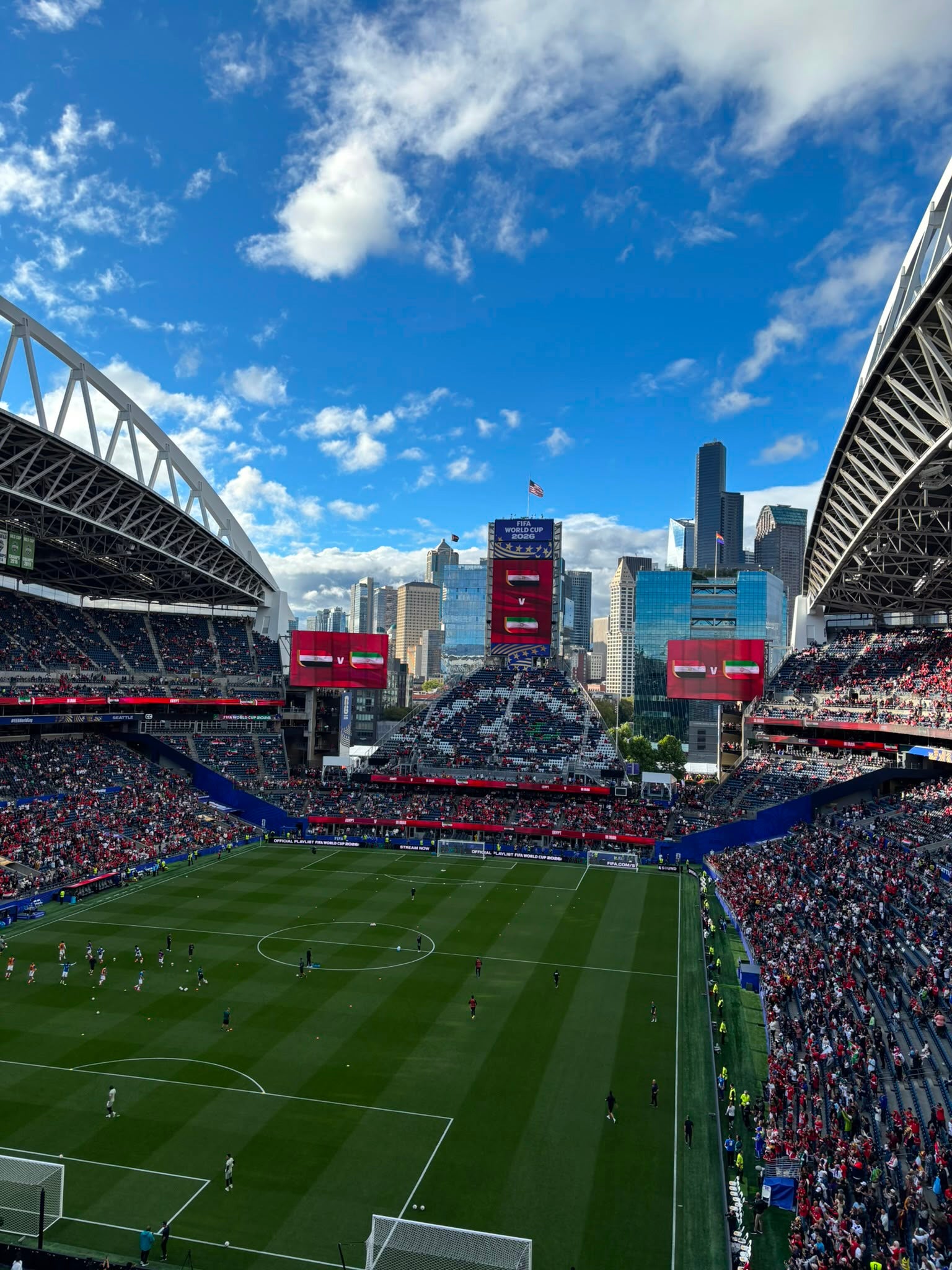 A view of Seattle's Lumen Field ahead of Egypt vs Iran