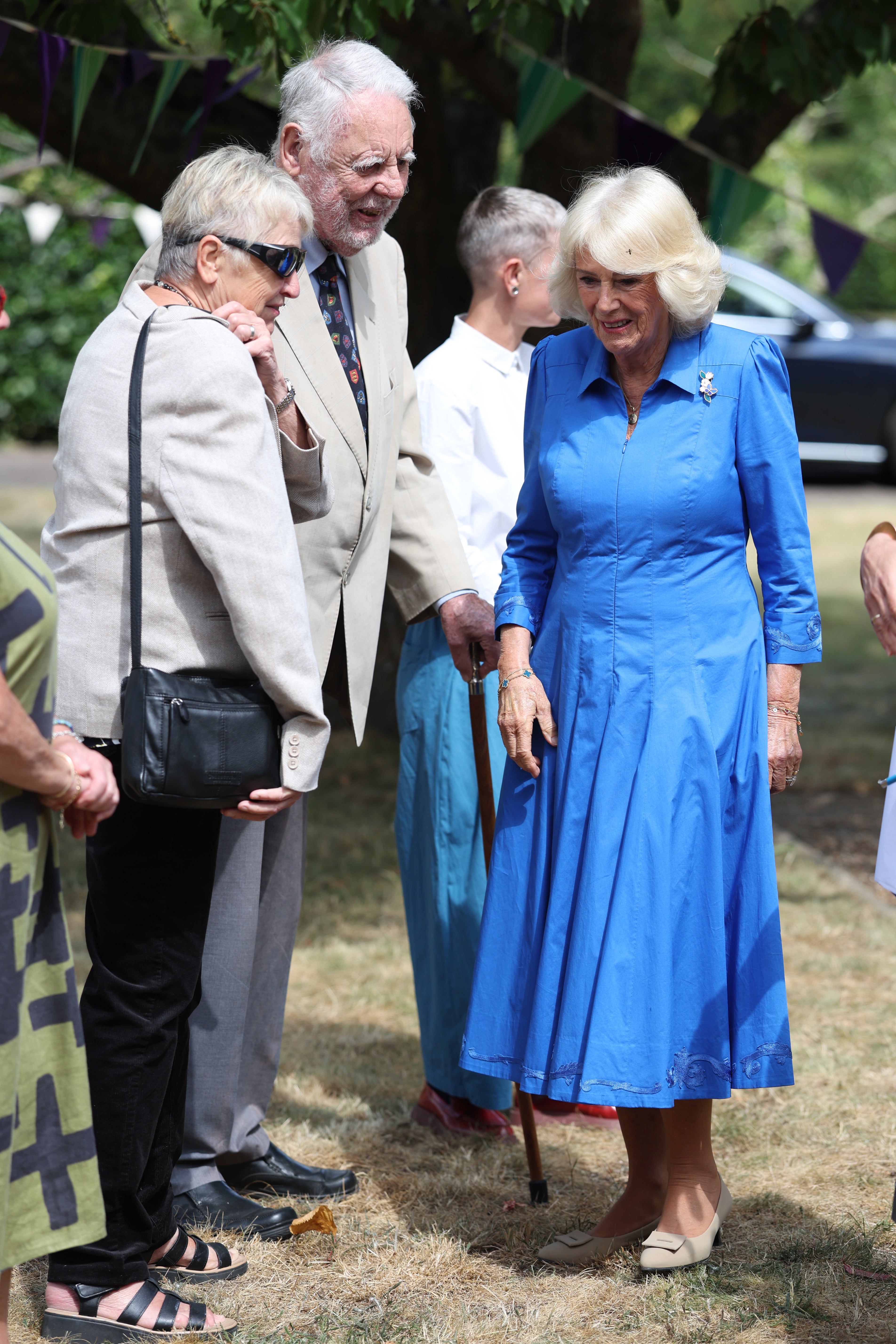 The Queen meeting Sir Terry Waite during the engagement in Norfolk (Chris Radburn/PA) (PA Wire)