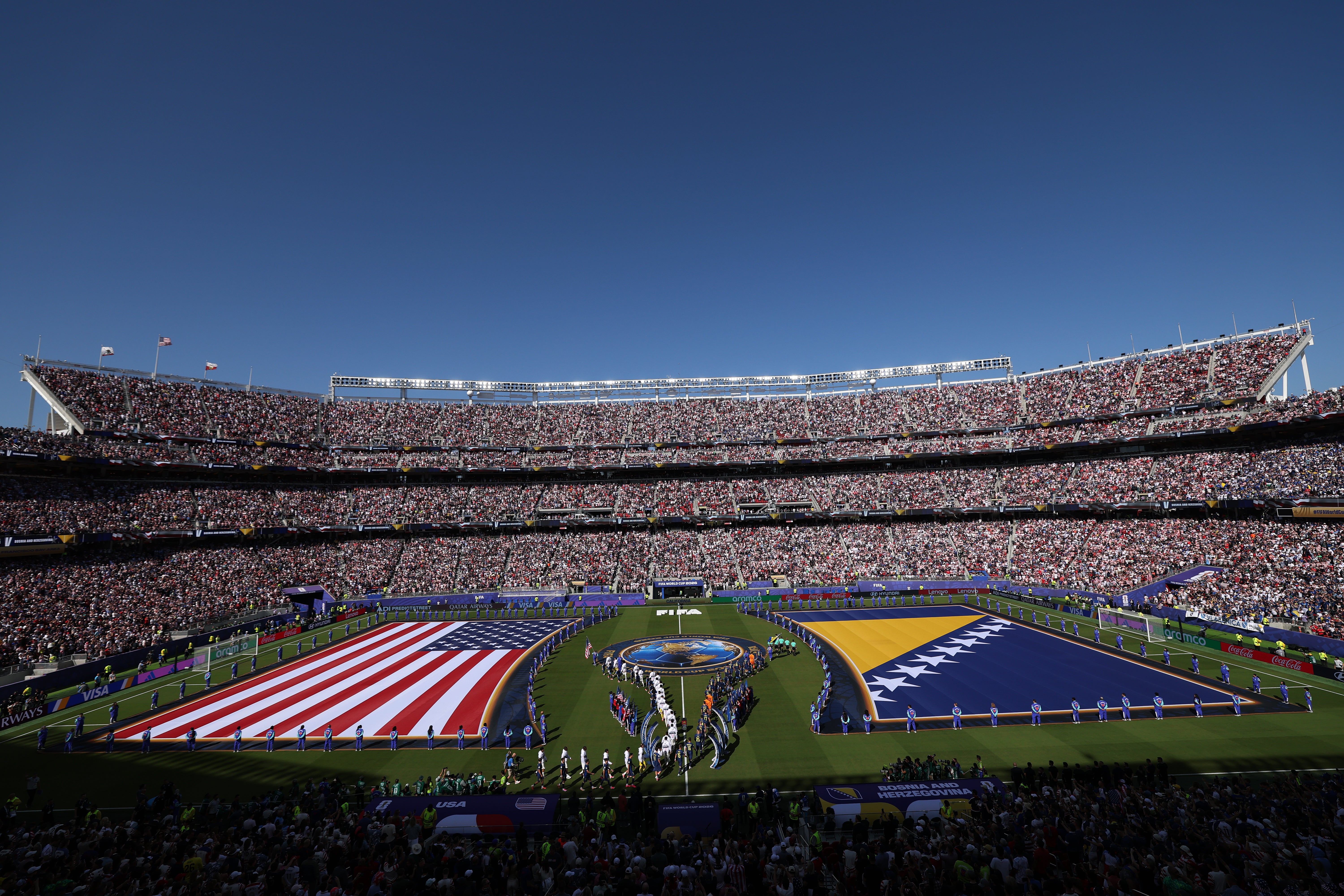 USA vs Bosnia in San Francisco