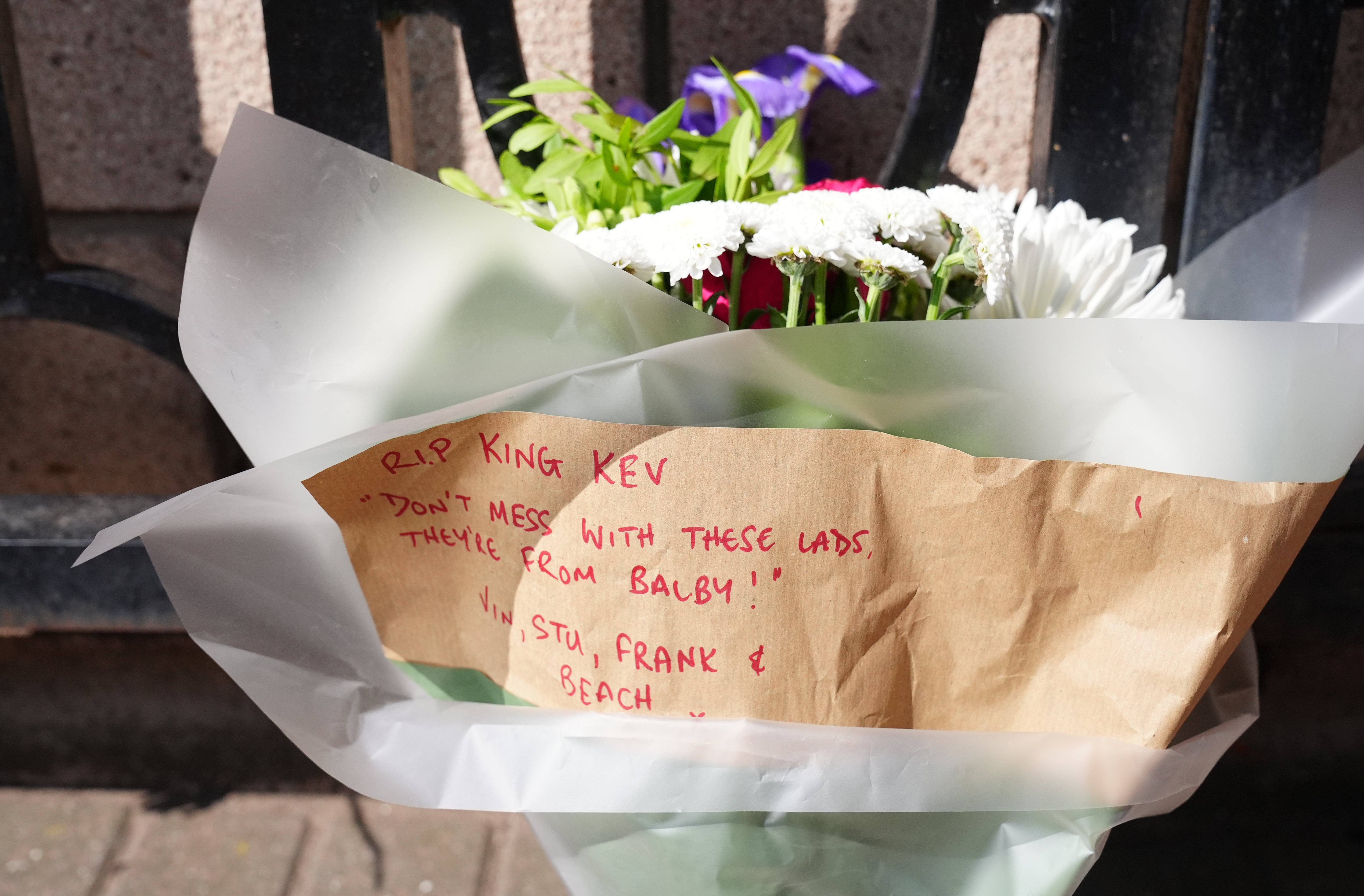 Tributes at St James’ Park in Newcastle for former Liverpool star and Newcastle and England manager Kevin Keegan (Owen Humphreys/PA) (PA Wire)