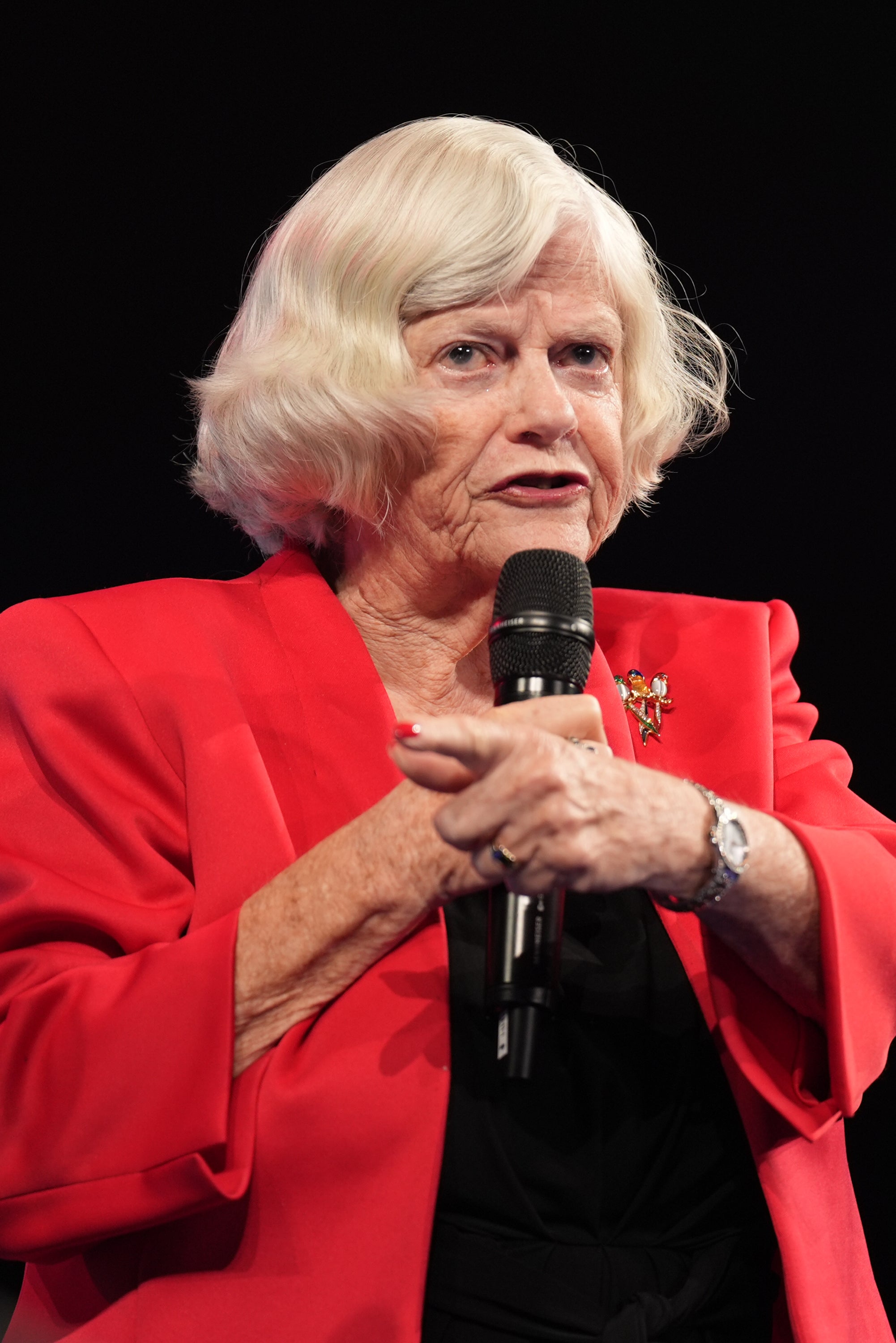 Ann Widdecombe became a Reform spokeswoman at the time of her death (PA) (PA Archive)
