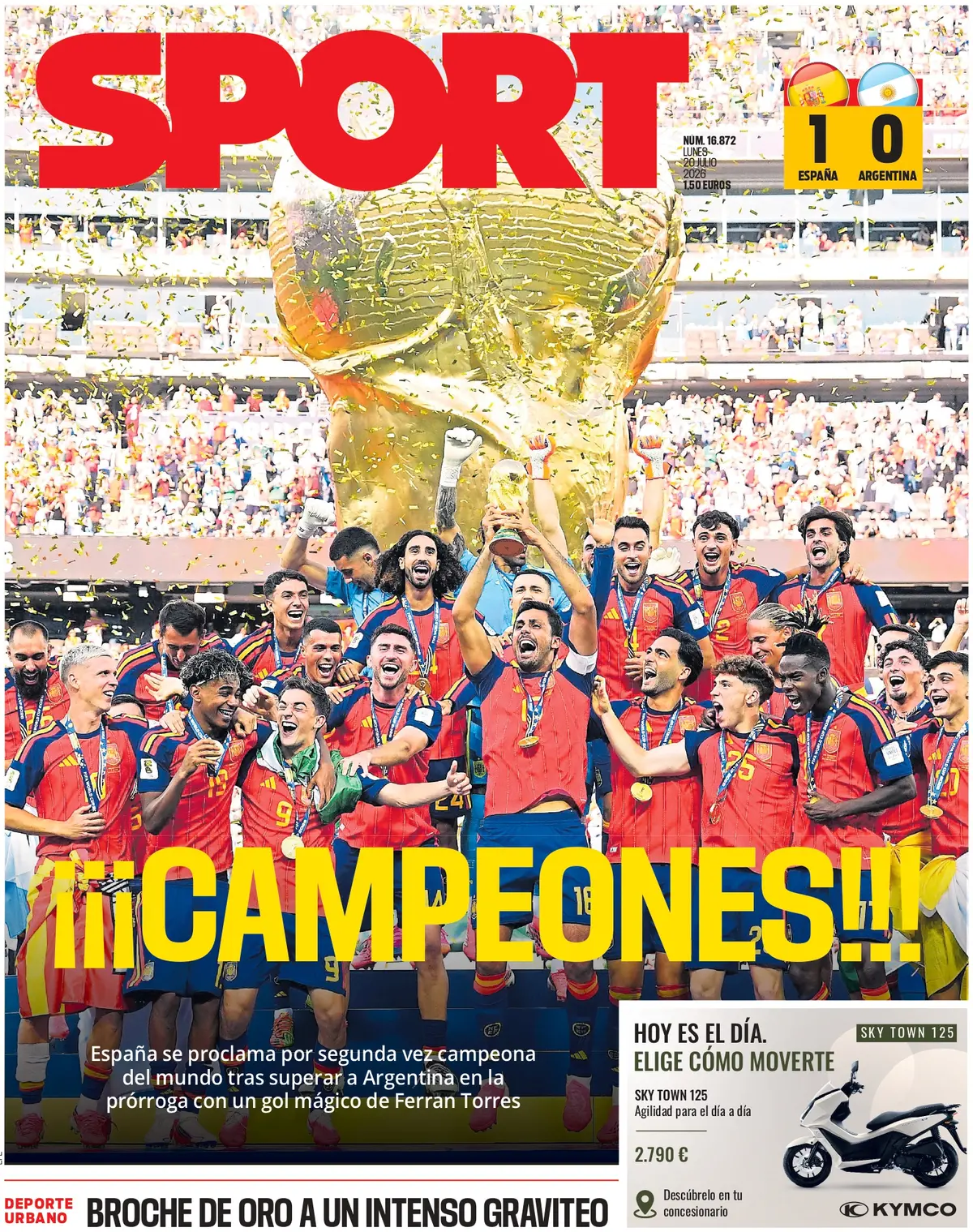Sport reacts to Spain's World Cup win: 'Champions!' (Sport)