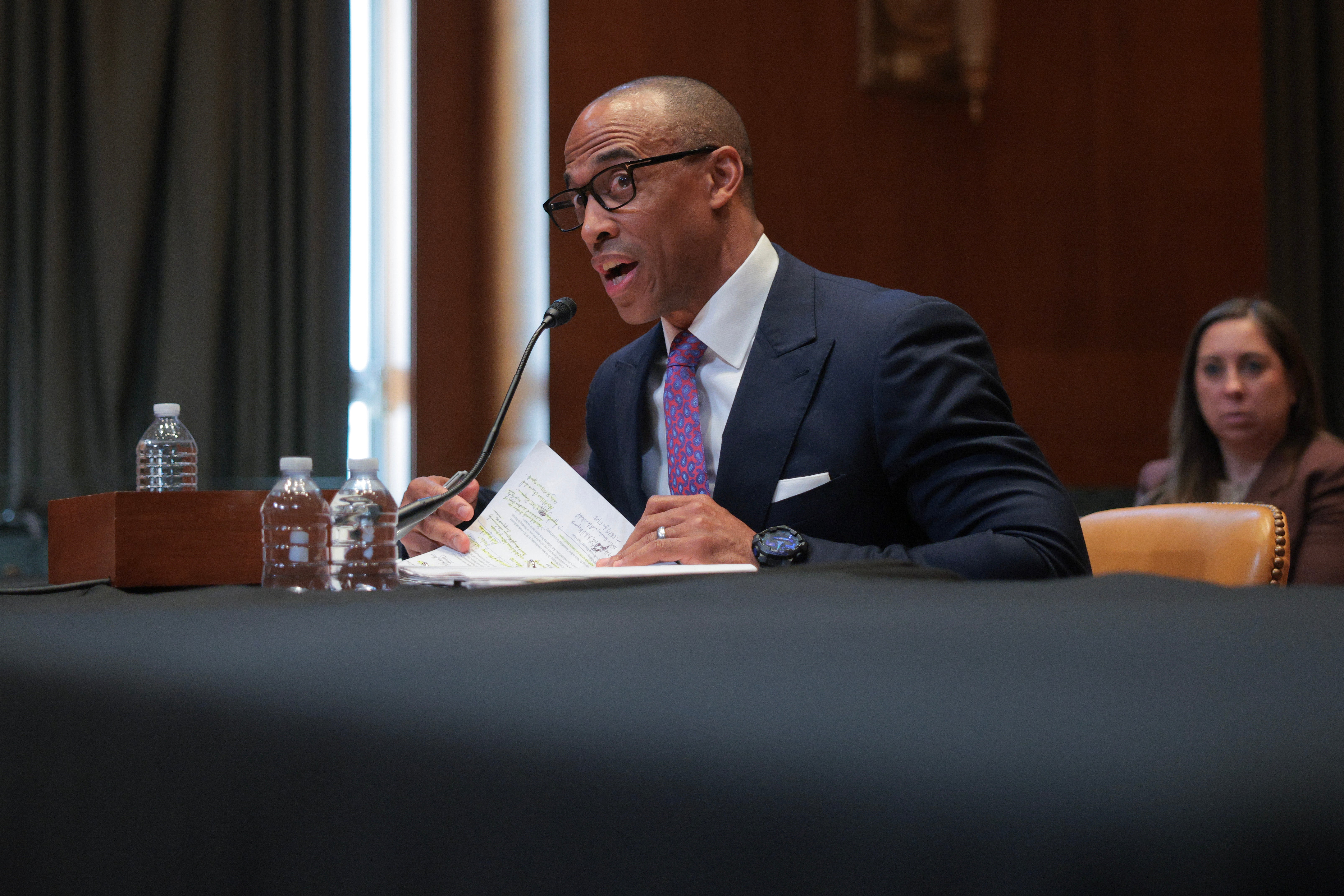 Housing Secretary Scott Turner said that nine years after the U.S. territory received $1.9 billion in disaster recovery funding, it has spent only $570 million, less than a third of the funds (Getty)