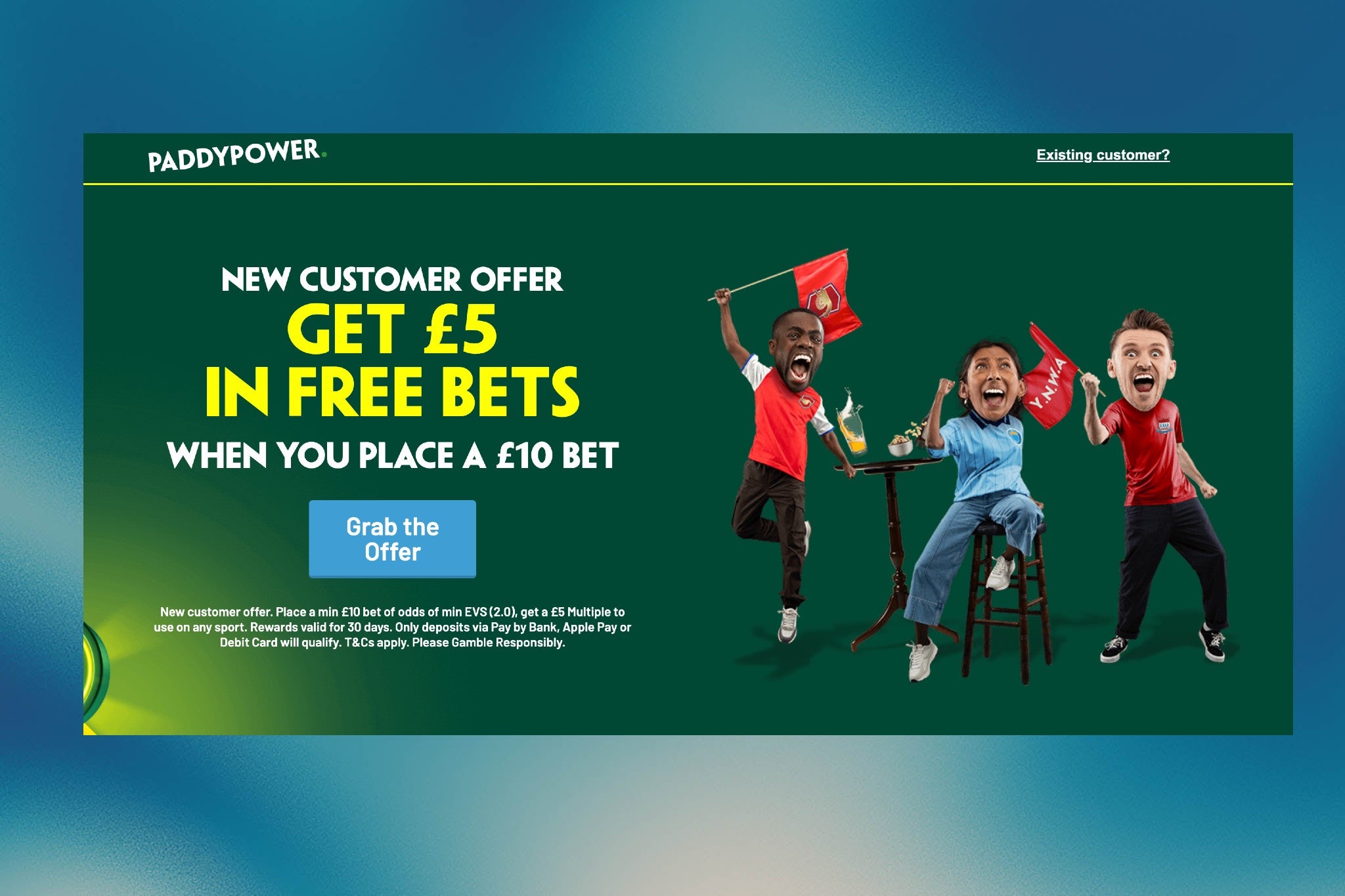 Paddy Power Sign Up Offer: Bet £10 Get £5 Free Bets | The Independent