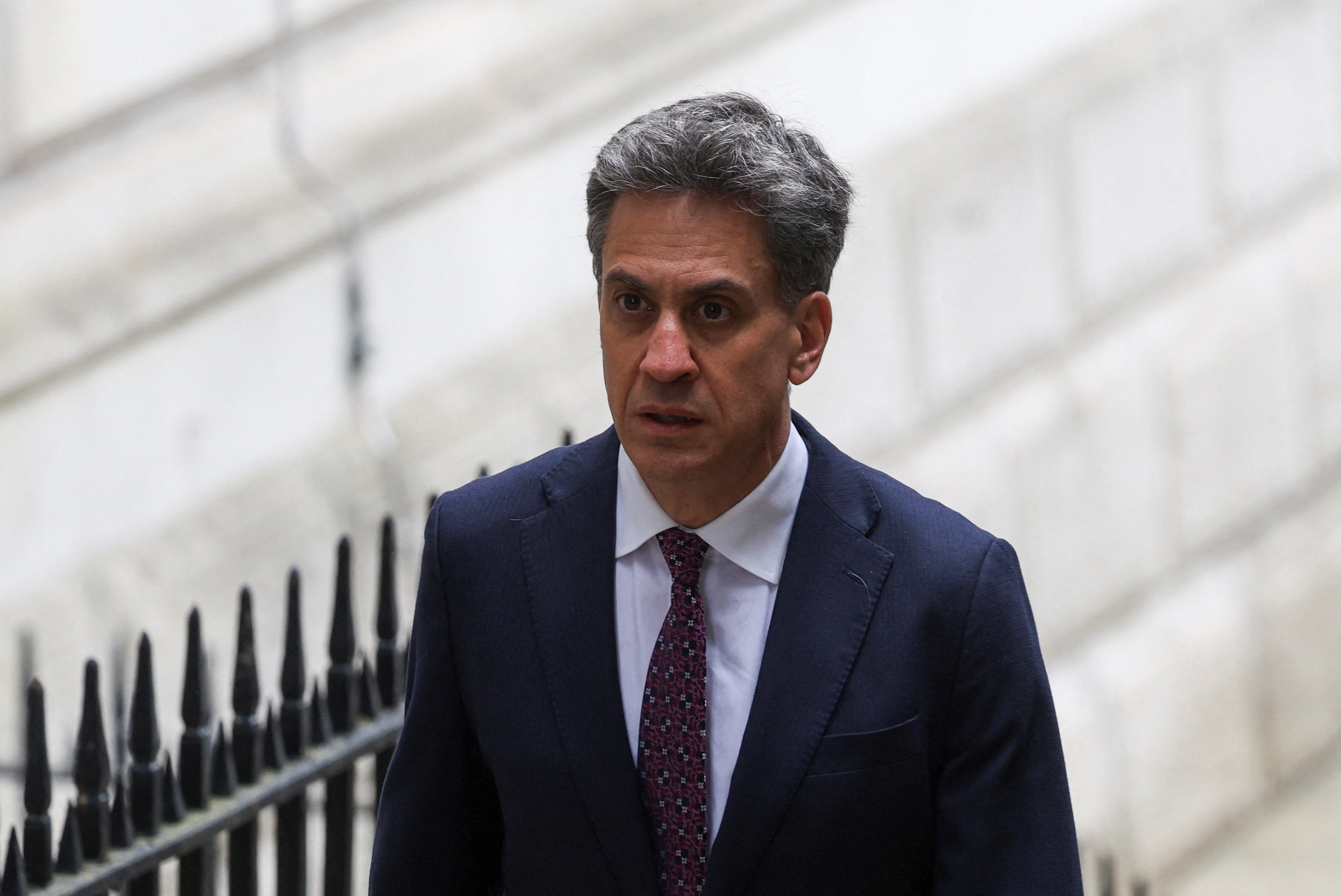 Ed Miliband moved into the role of foreign secretary, Britain's de facto top diplomat, on Monday as the new prime minister formed his senior team.