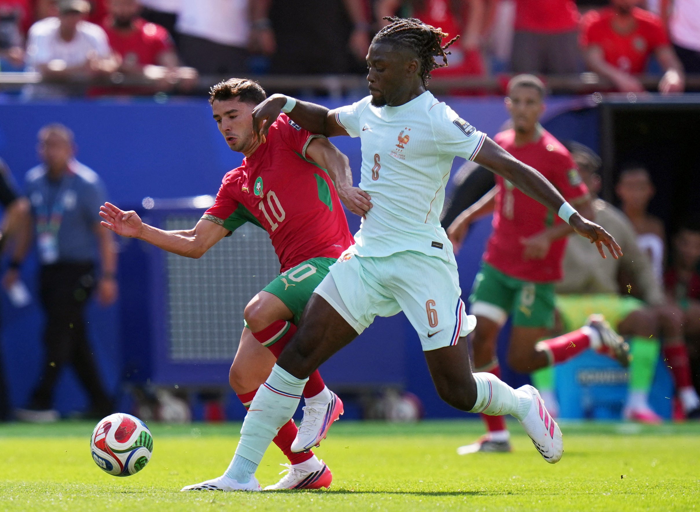 Manu Kone was thrust into a starting role for France