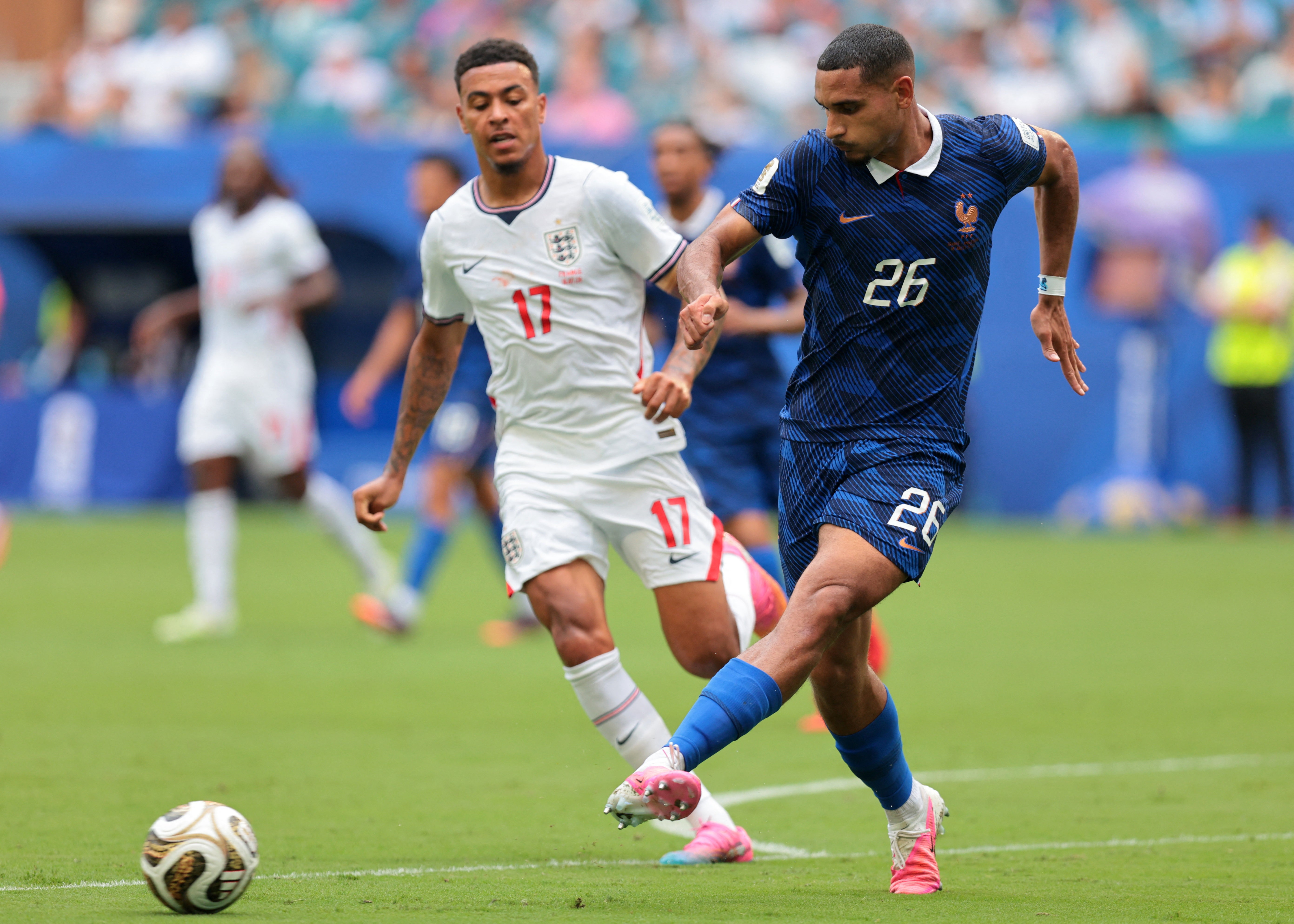 Maxence Lacroix was thrust into a starting role with France