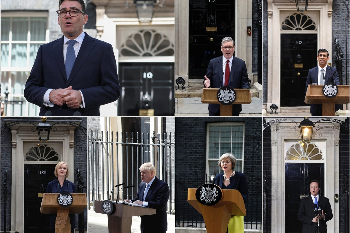 The many many different faces in top UK Government jobs in the last ten years