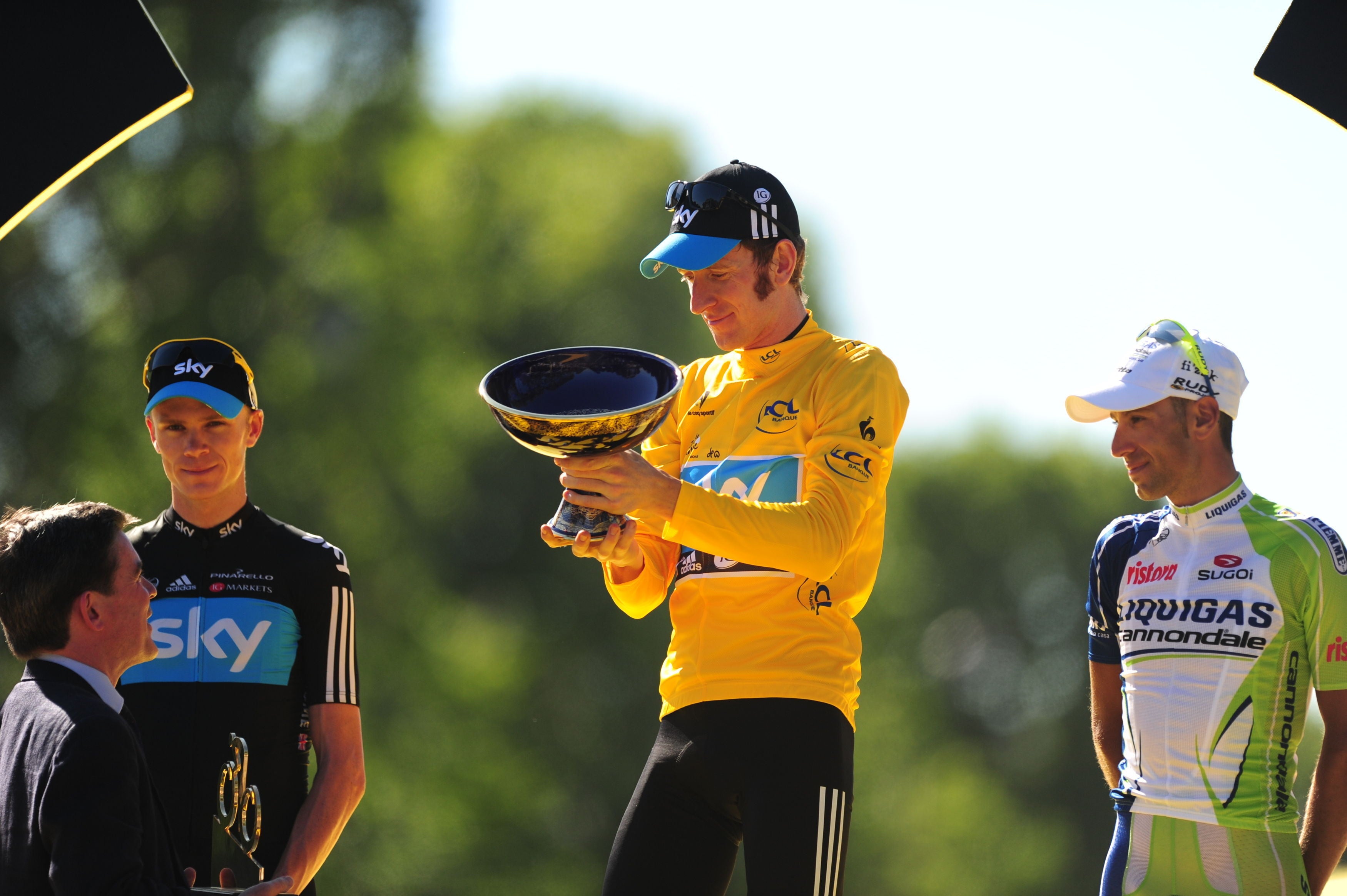 Bradley Wiggins won the Tour de France in 2012 (PA Wire/PA)