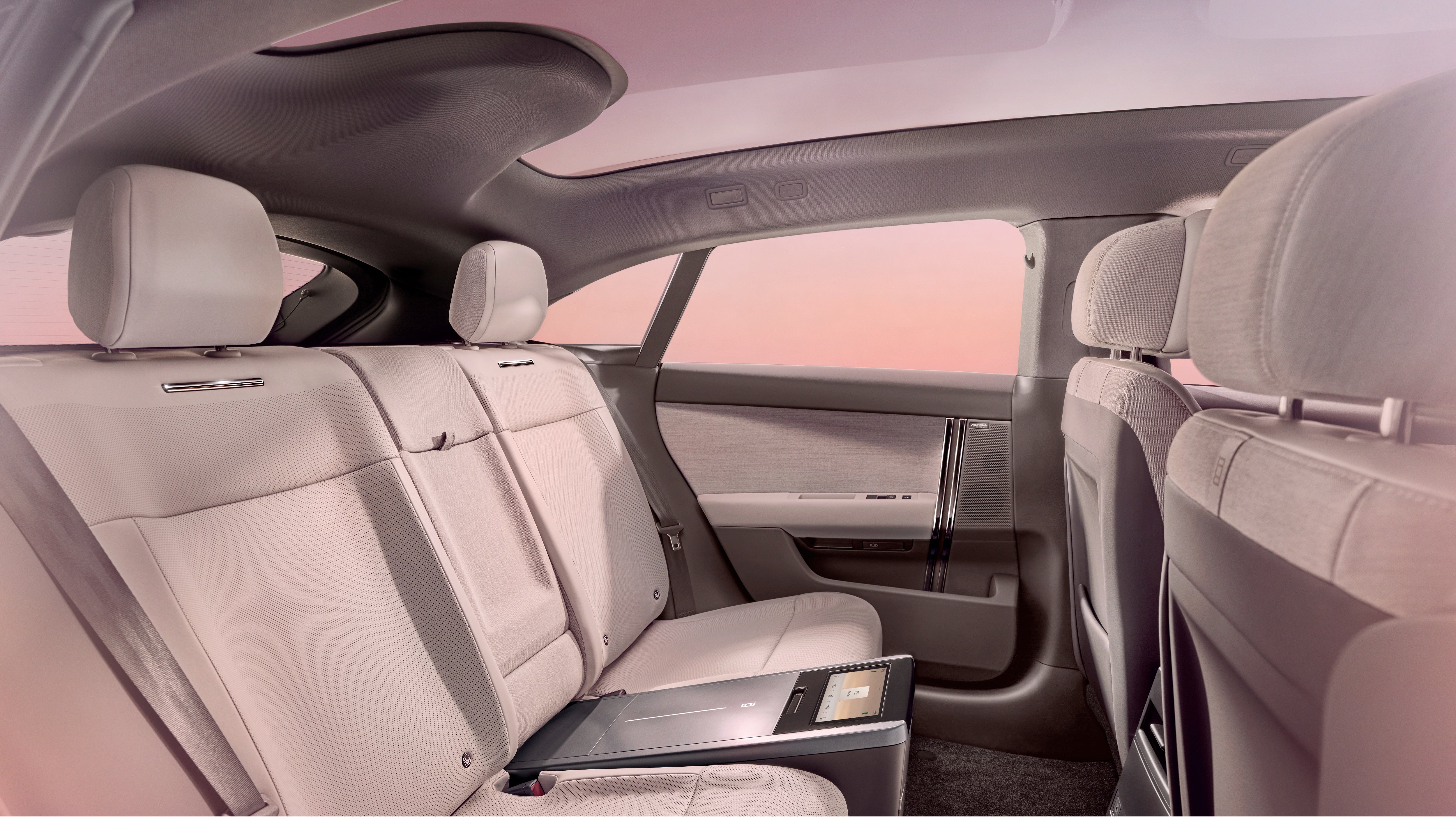 The Range Rover GT promises class leading rear space for two or three, plus the biggest glass roof ever fitted to a Range Rover