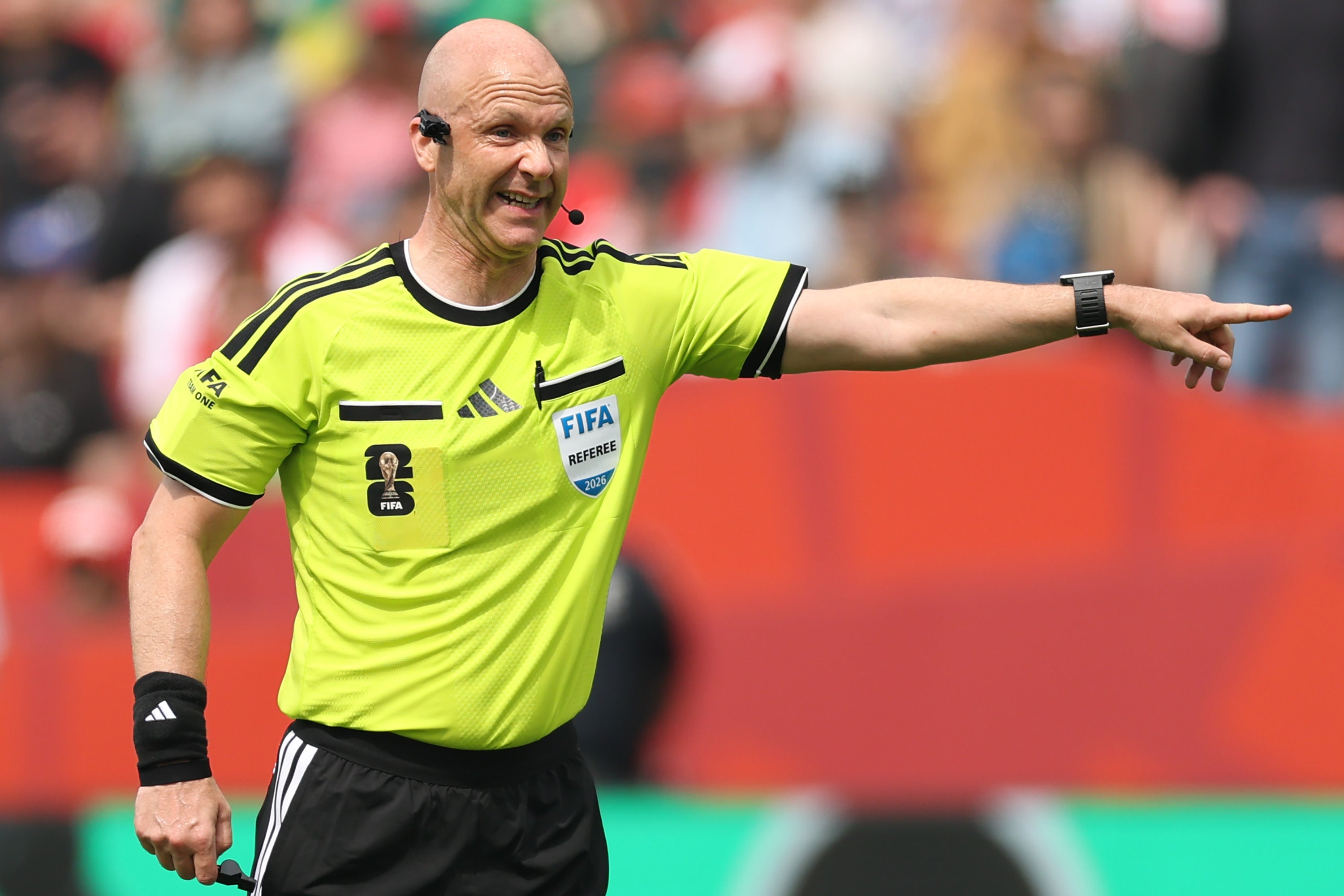 Anthony Taylor has taken aim at referees-turned-pundits who criticise their former colleagues amid ‘off the scale’ scrutiny (Getty)