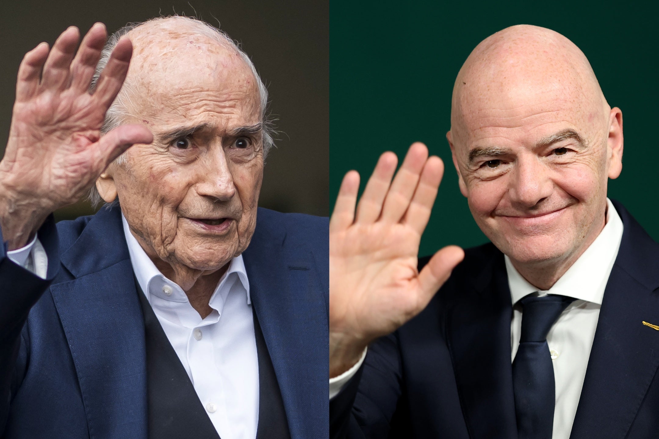 Sepp Blatter urges football to kick out Gianni Infantino as Fifa president after World Cup &lsquo;lost its credibility&rsquo;