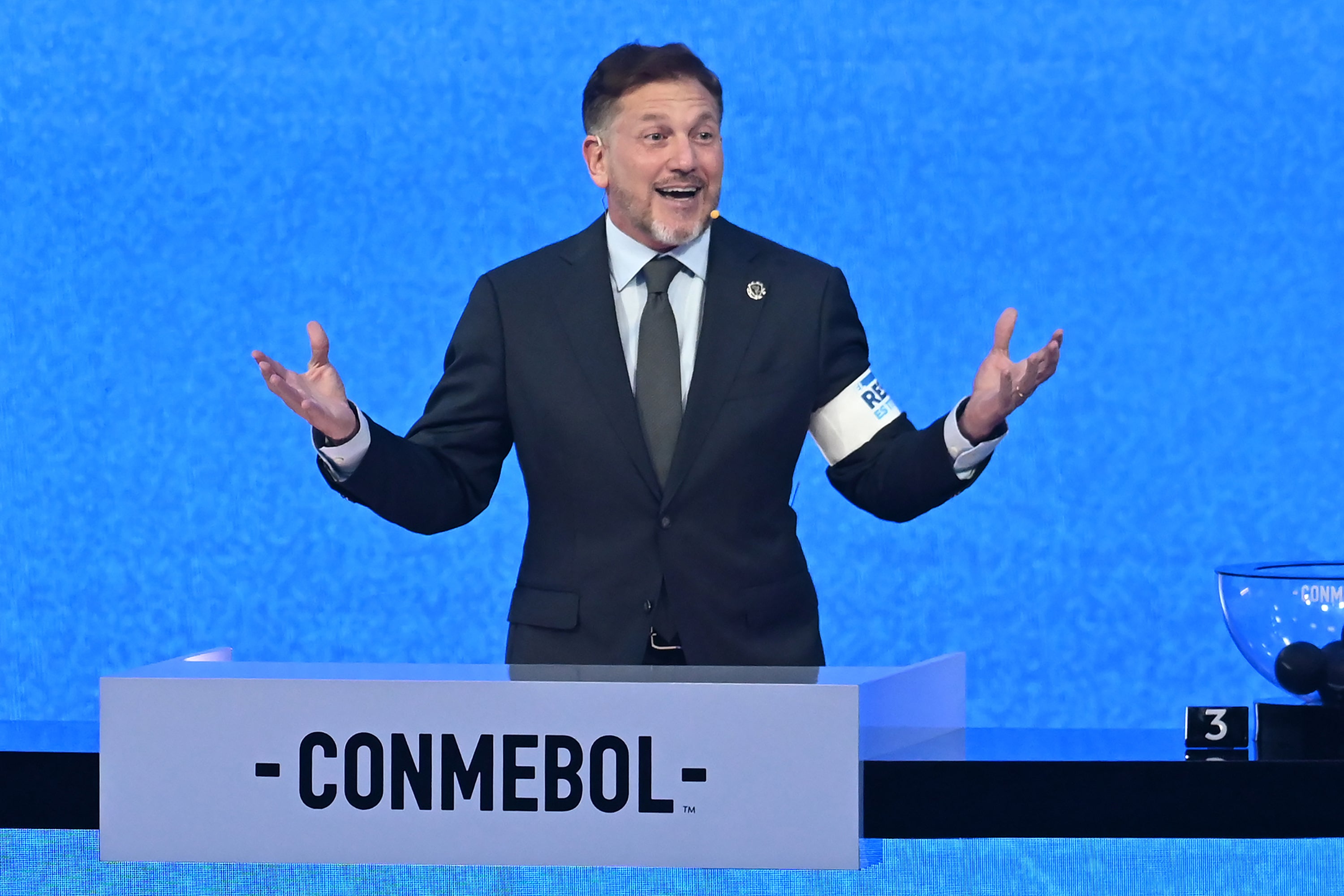 Conmebol president Alejandro Dominguez is in favour of expanding the 2030 edition