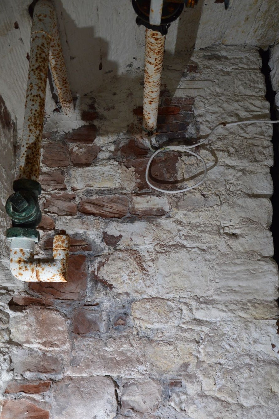 The remains of Chester Castle’s medieval bridge (University of Chester)