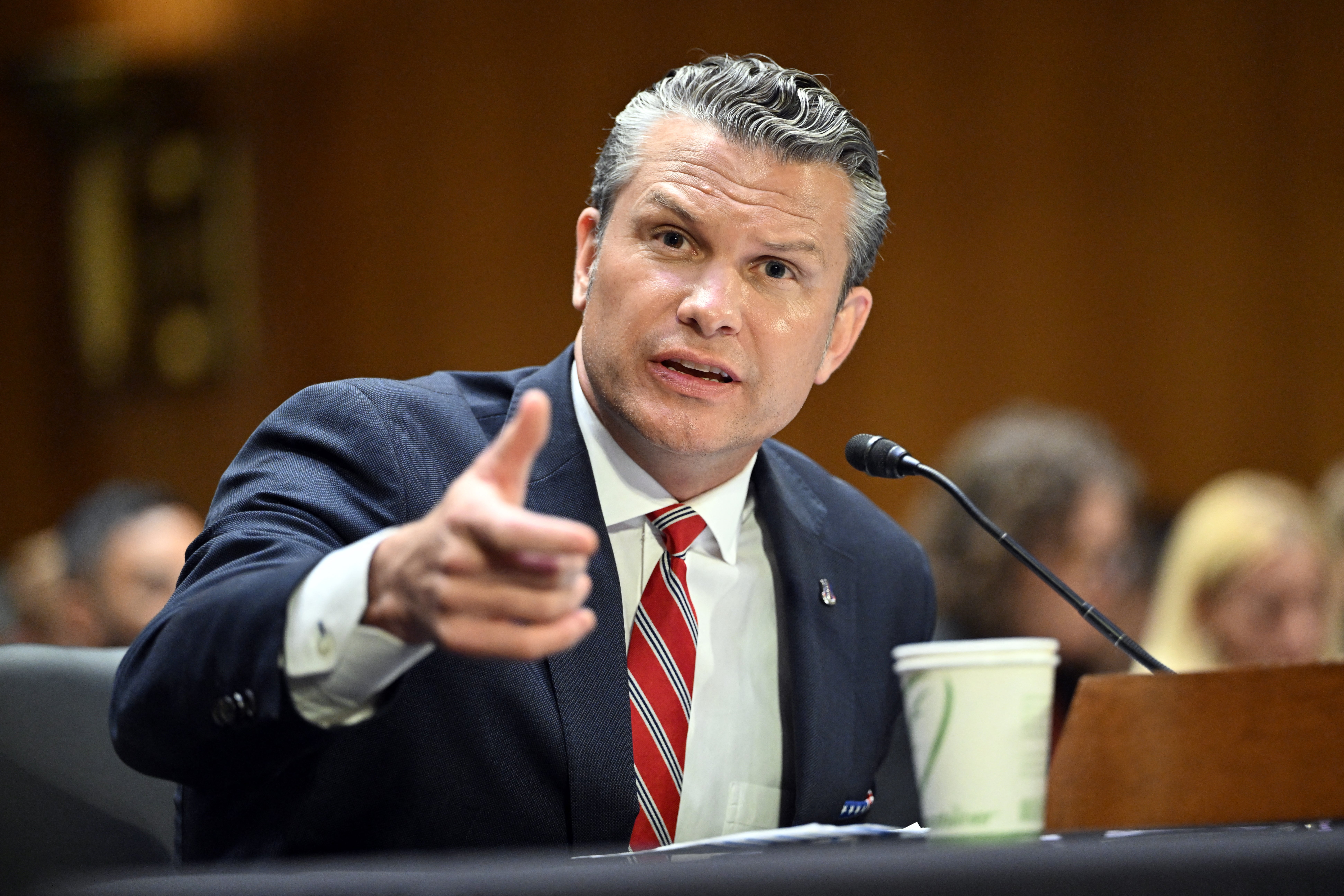 Pete Hegseth told the Senate Appropriations Committee on Tuesday that there were “ways in which both” China and Russia were “enabling” Tehran.