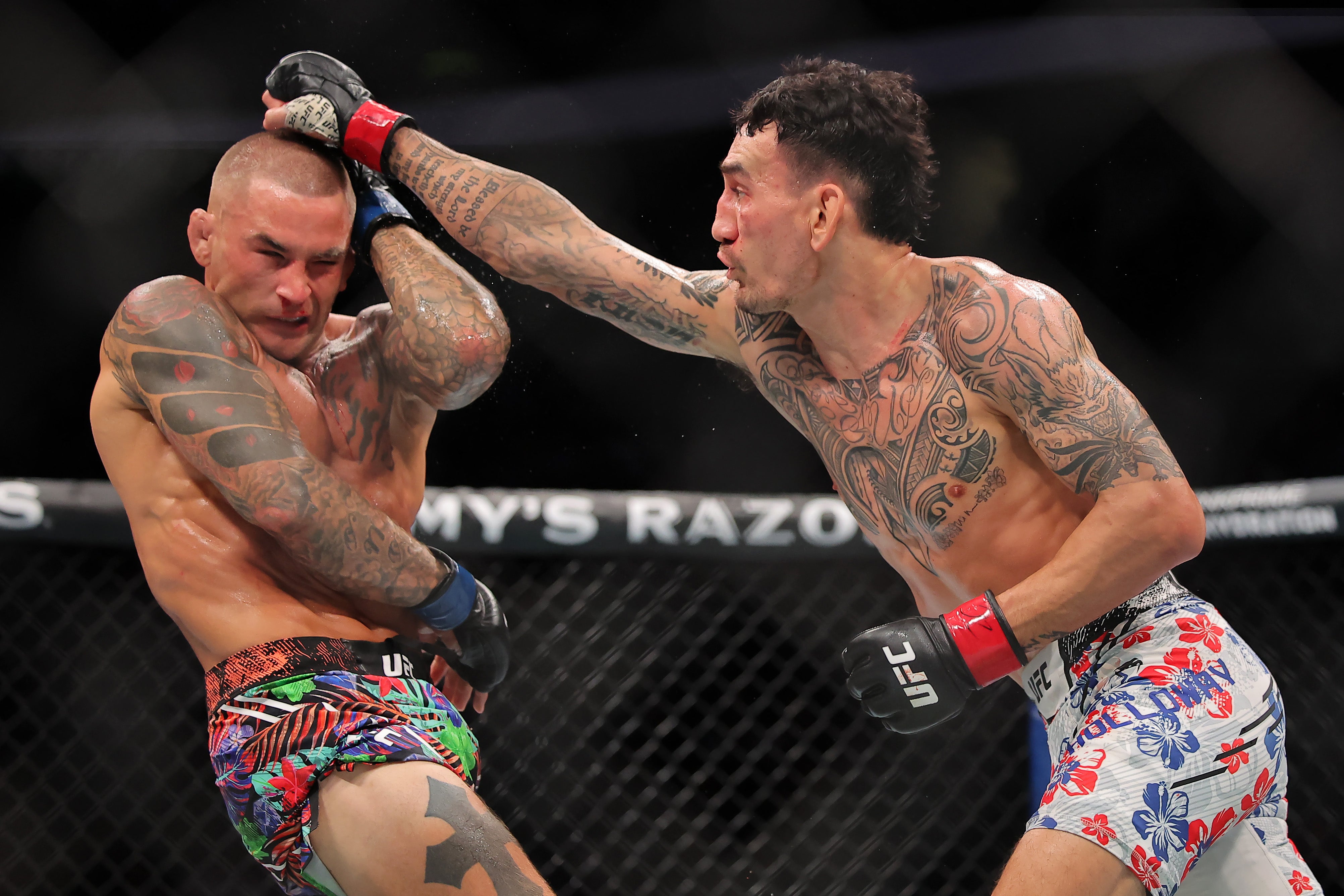 Poirier's final fight was a points loss to Max Holloway (Getty)
